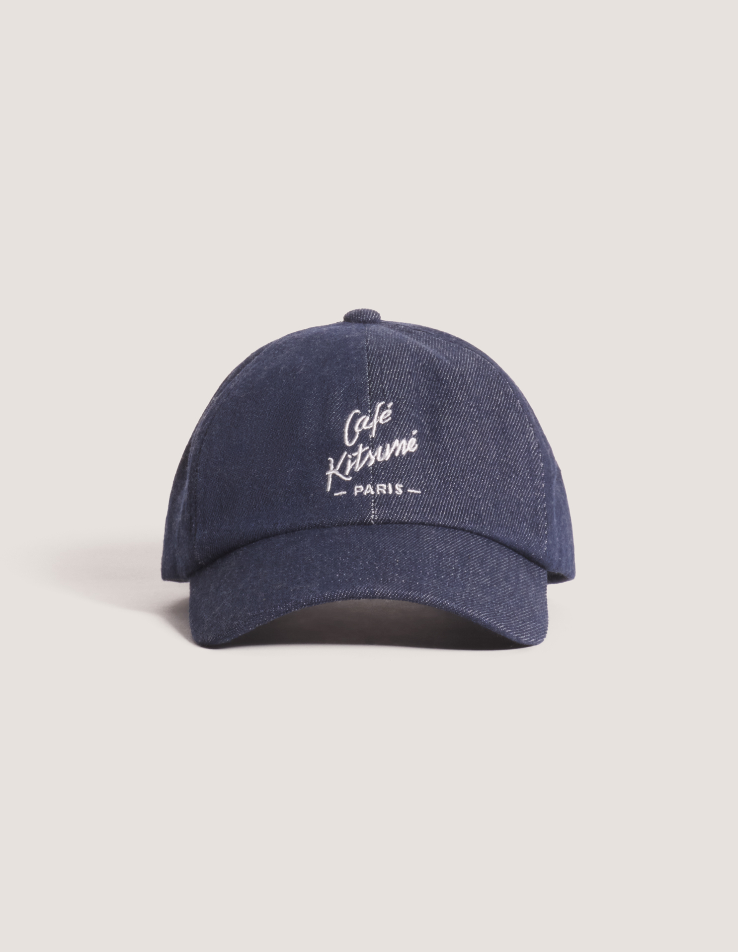CAFE\u0020KITSUNE\u0020DENIM\u0020CAP