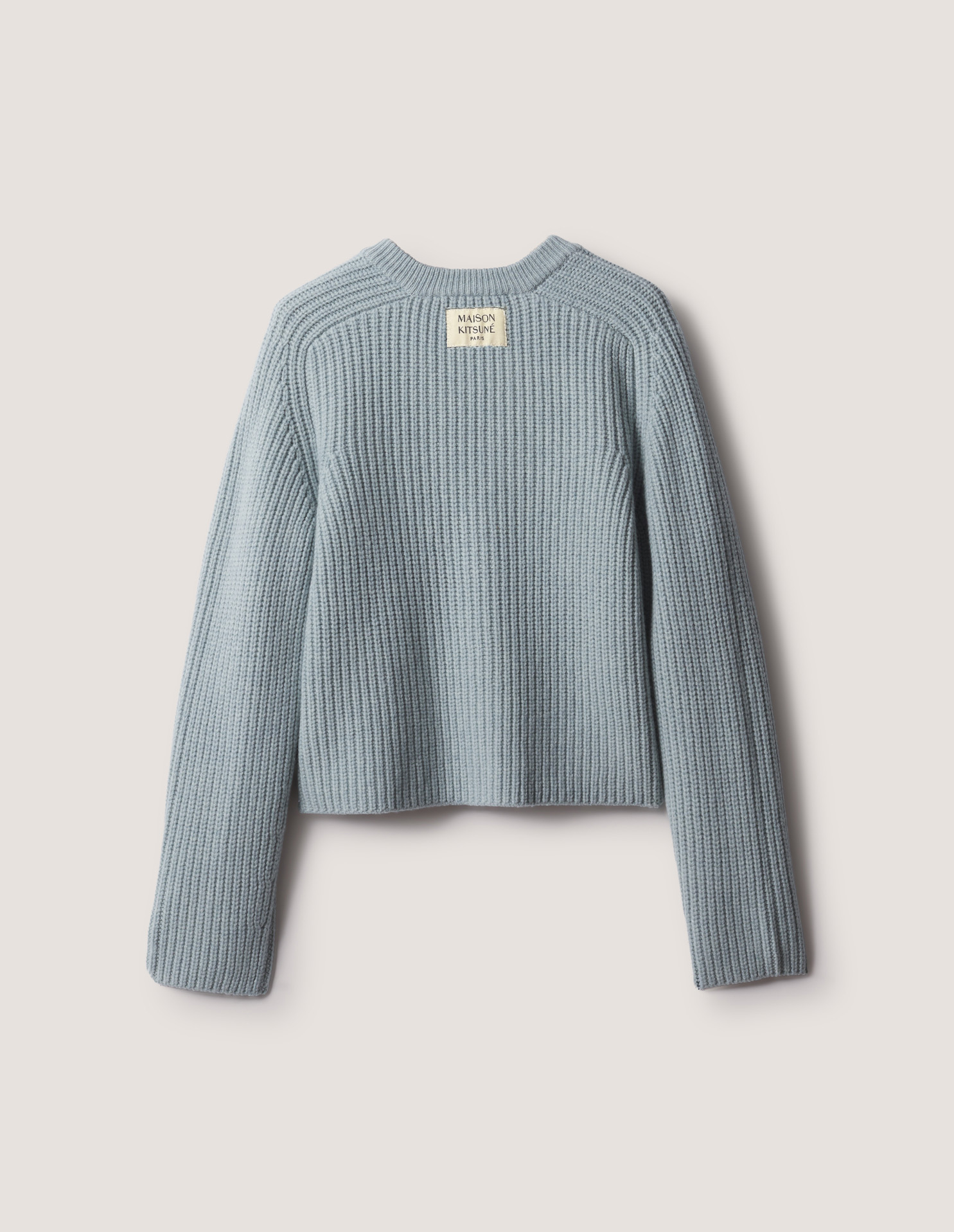 RELIEFED\u0020WOOL\u0020RIB\u0020CARDIGAN