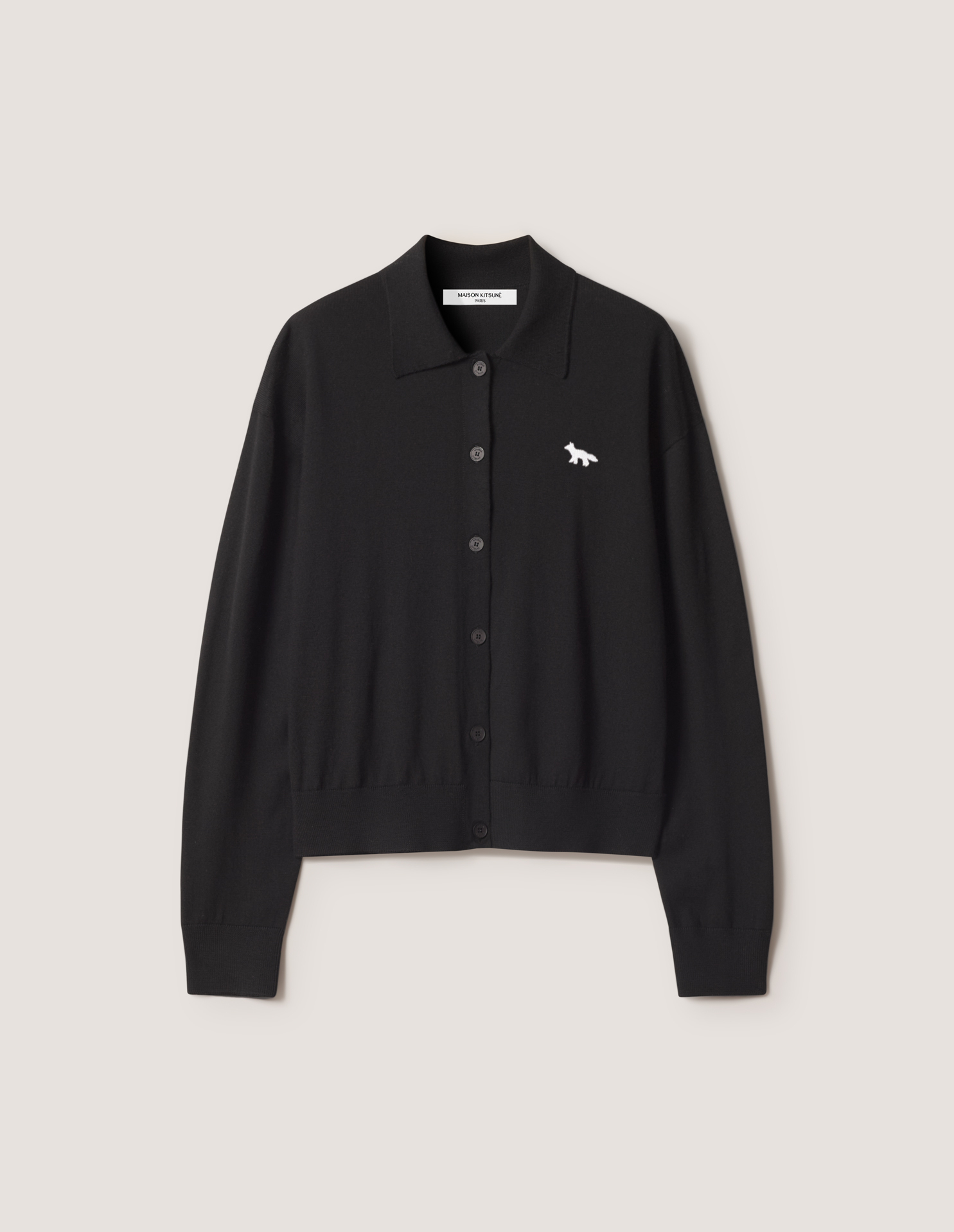 PROFILE\u0020FOX\u0020MERINO\u0020RELAXED\u0020POLO\u0020CARDIGAN