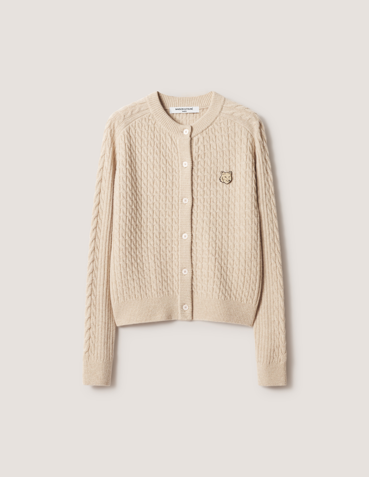 FOX\u0020HEAD\u0020CABLE\u0020KNIT\u0020CARDIGAN