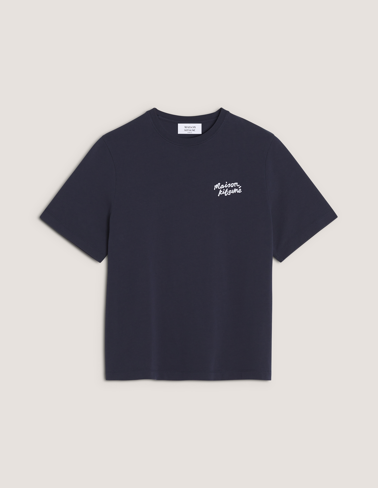 MAISON\u0020KITSUNE\u0020HANDWRITING\u0020COMFORT\u0020TEE\u002DSHIRT