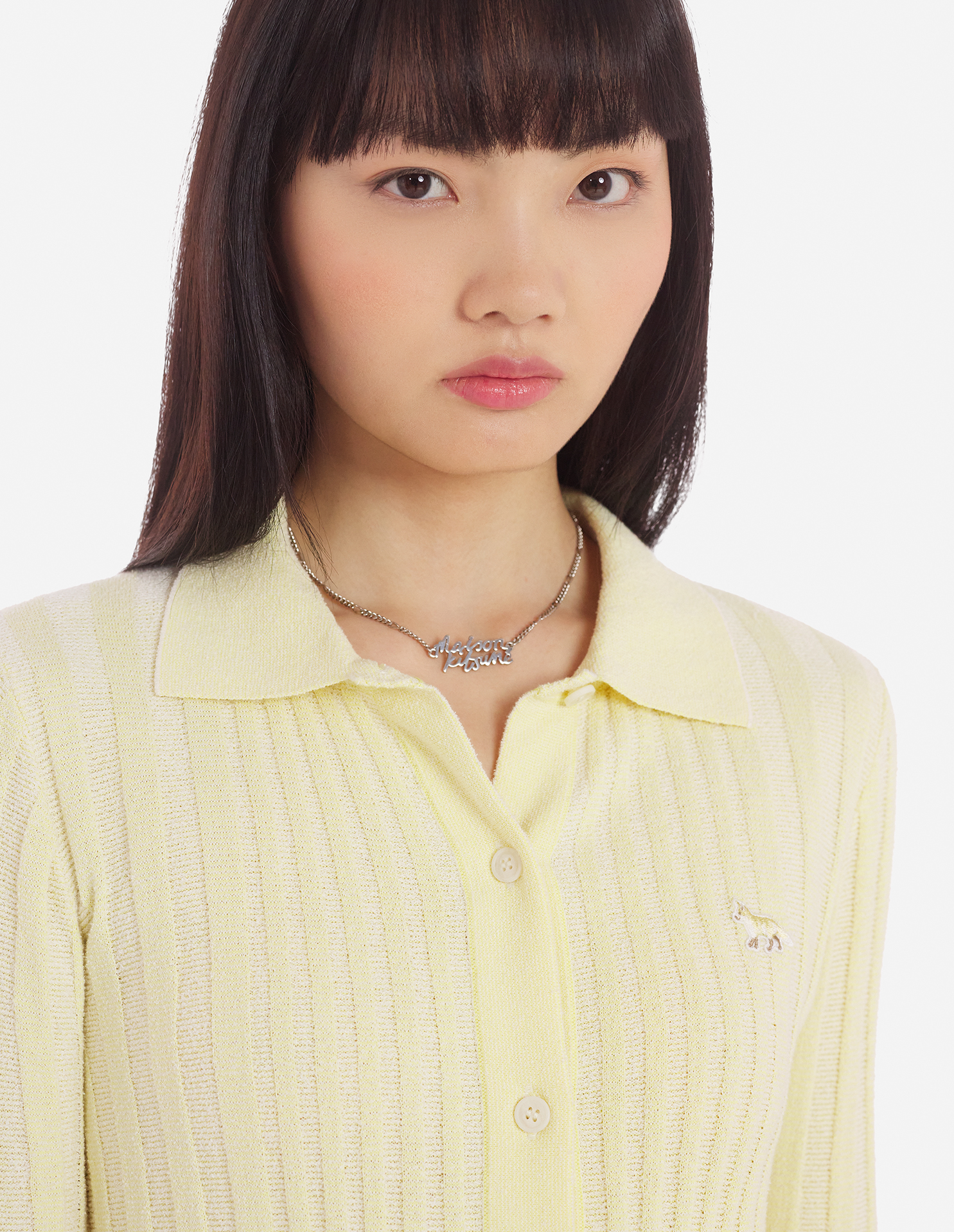 BABY FOX PATCH KNITTED SHIRT BABY FOX PATCH KNITTED SHIRT