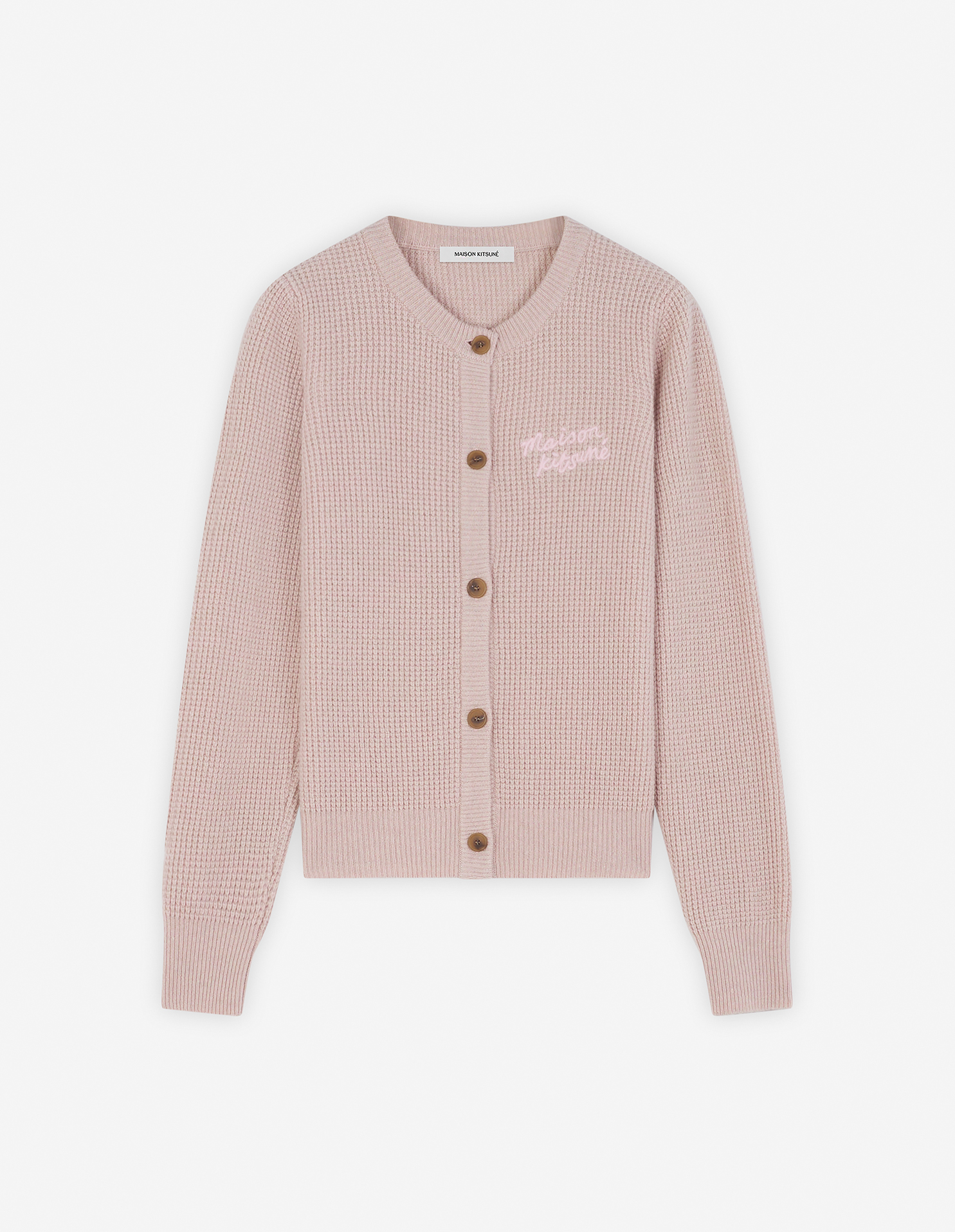 メゾンキツネ ハンドライティング コンフォート カーディガン | Maison Kitsuné