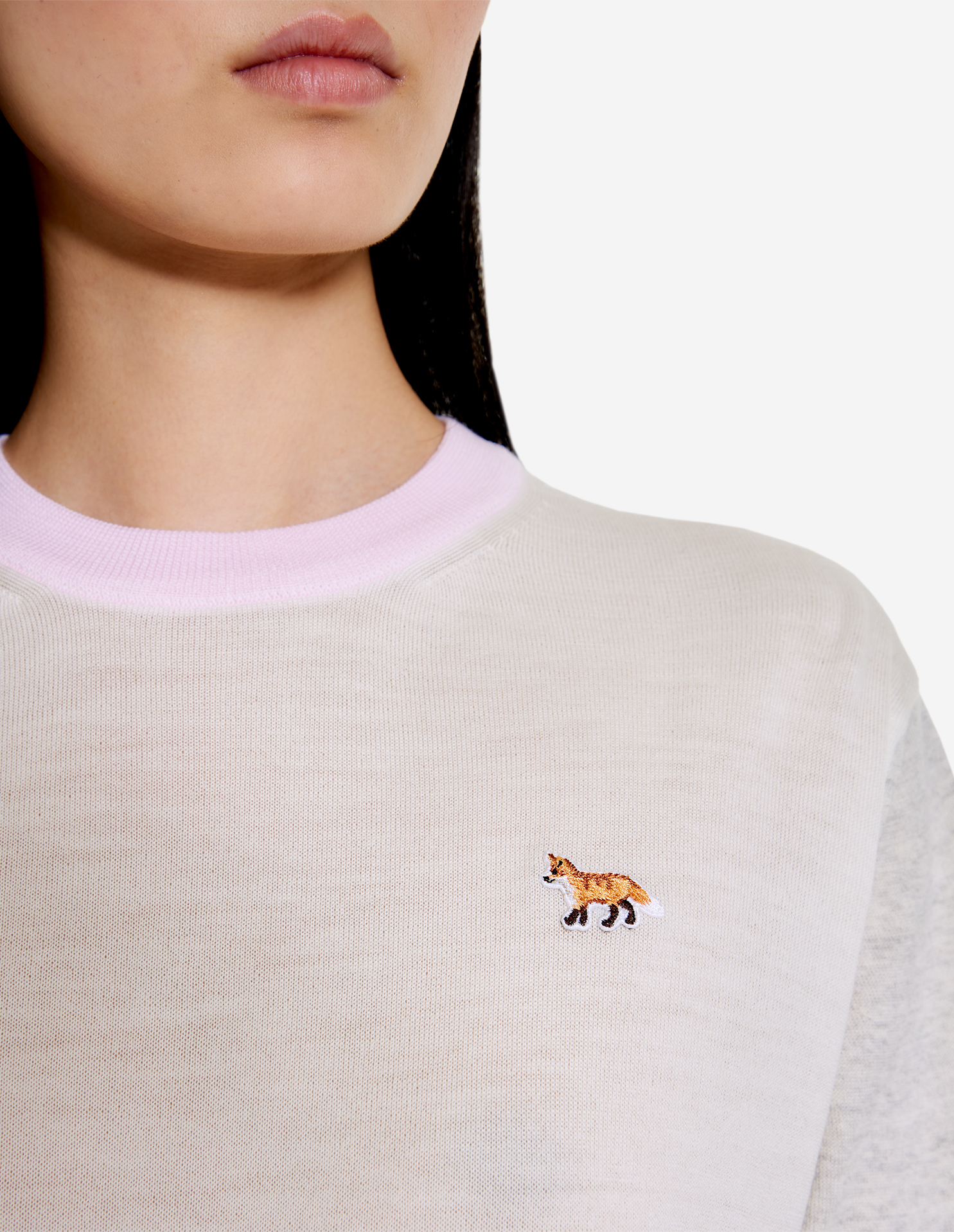 BABY FOX PATCH COLOR BLOCK JUMPER BABY FOX PATCH COLOR BLOCK JUMPER
