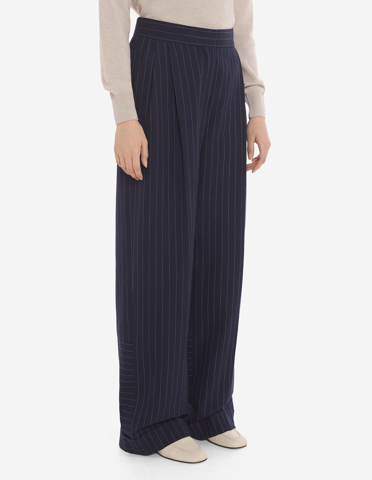 DOUBLE PLEATS PANTS | Maison Kitsuné