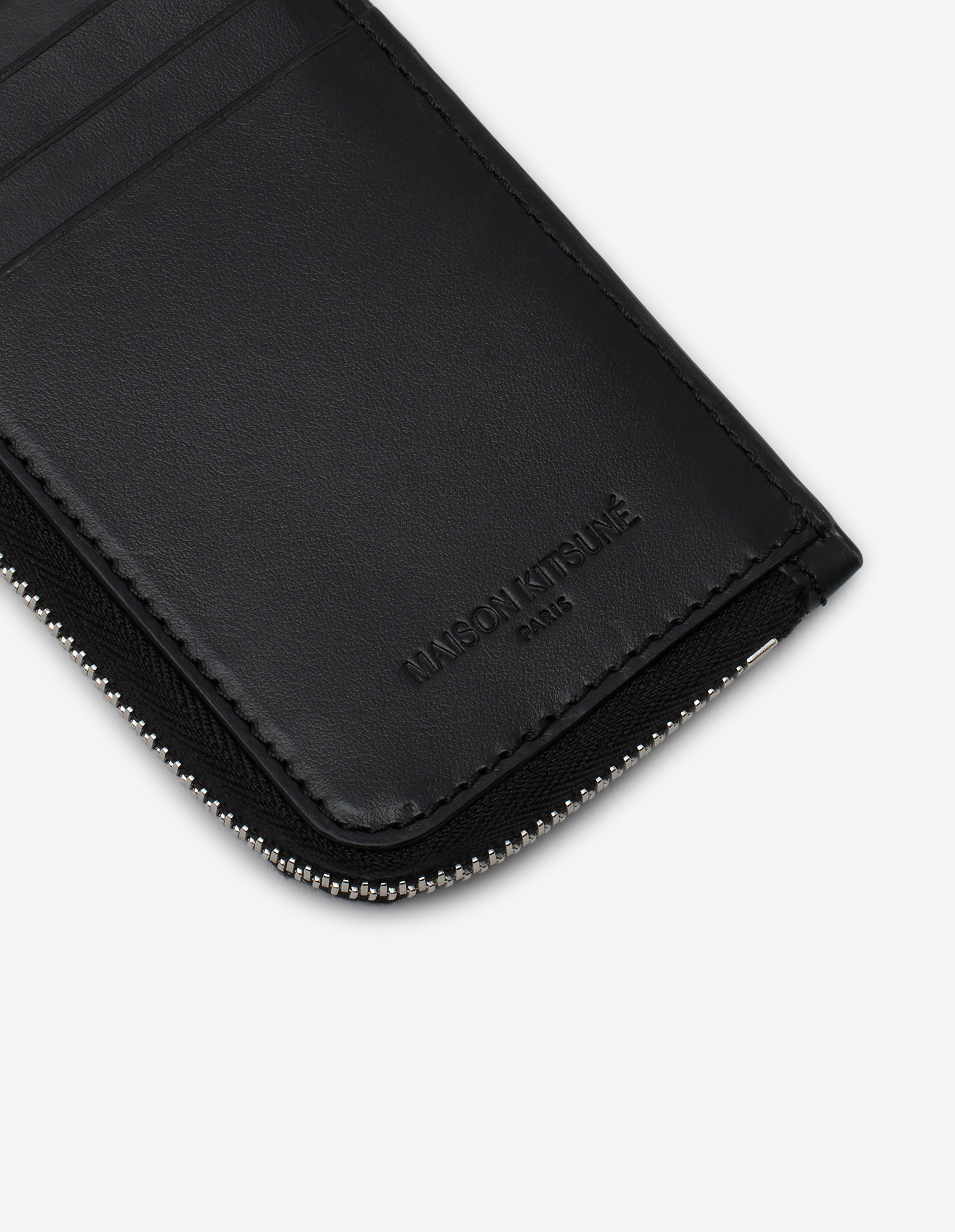 BOOGIE LONG ZIPPED CARDHOLDER | Maison Kitsuné