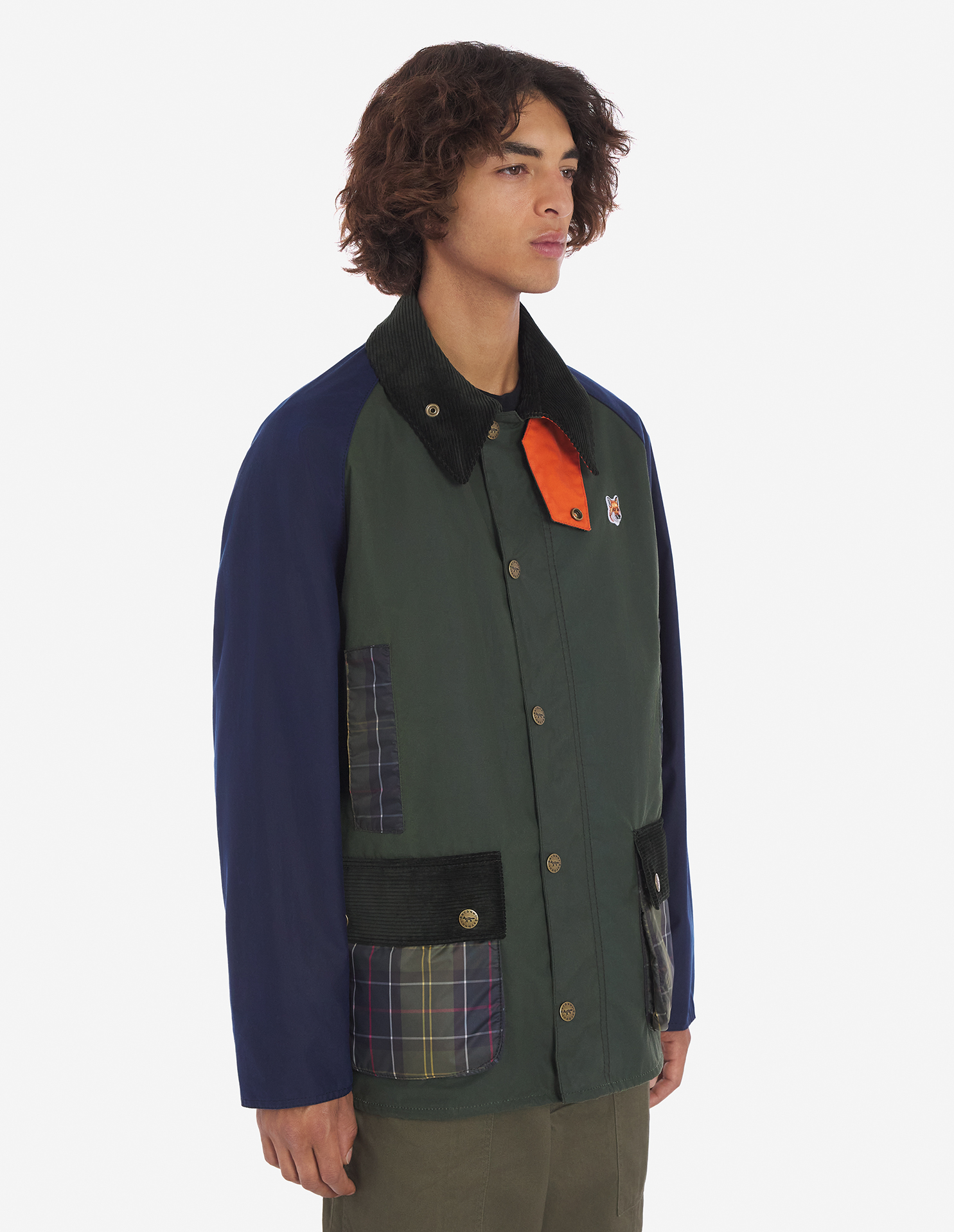 メゾン キツネ X BARBOUR ビューフォート ジャケット | Maison Kitsuné