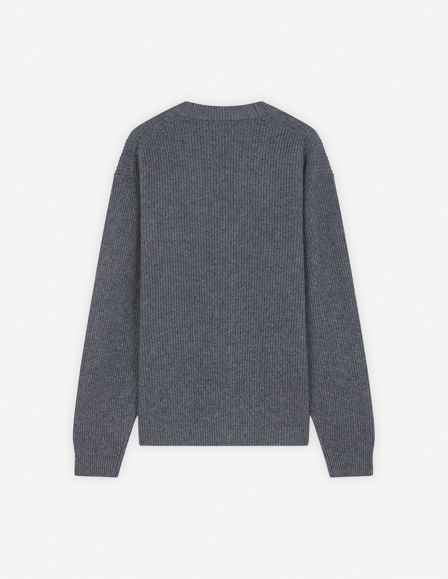 BOLD FOX HEAD PATCH COMFORT RIBBED CARDIGAN | Maison Kitsuné