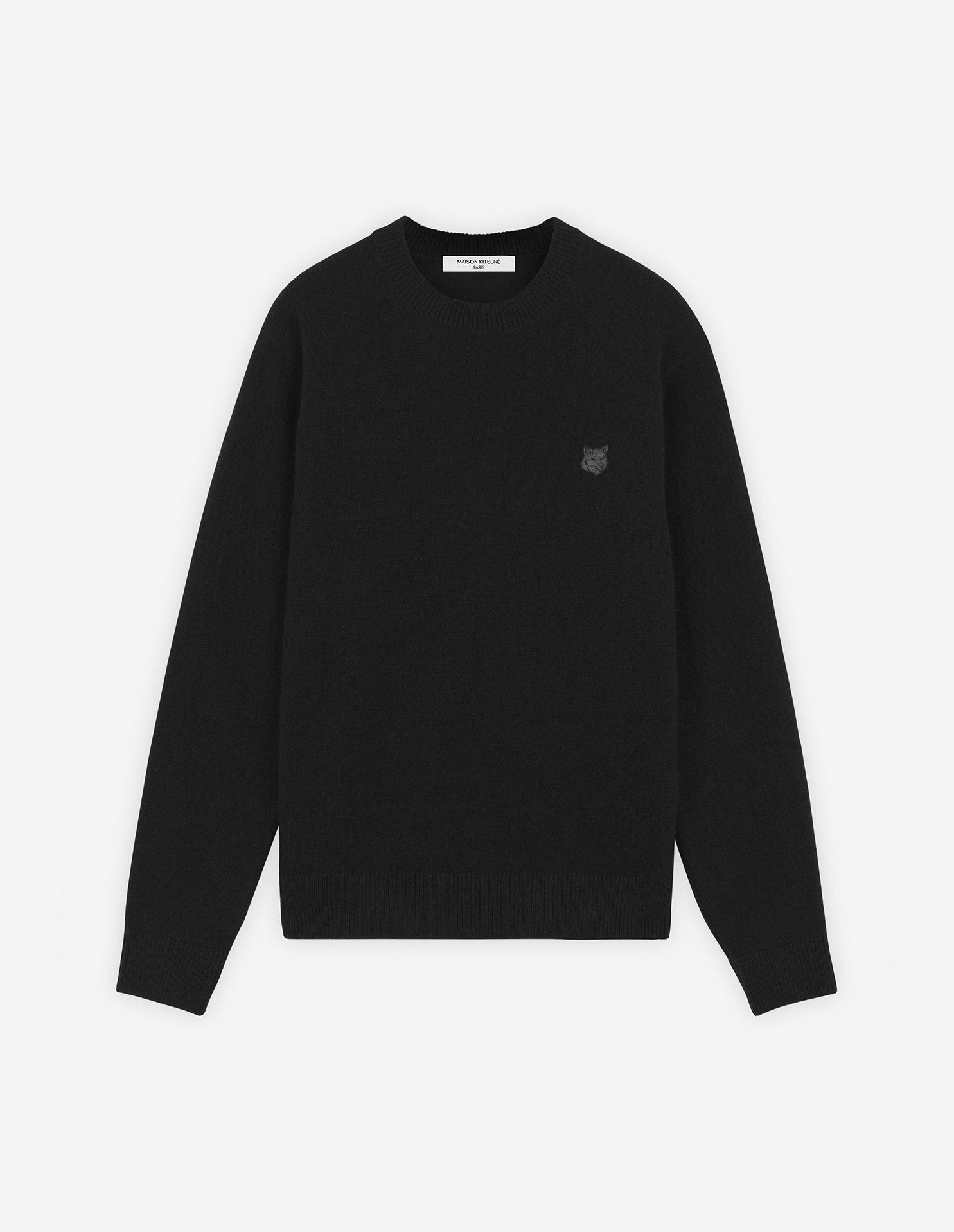 BOLD FOX HEAD PATCH REGULAR JUMPER IN LAMBSWOOL Maison Kitsune