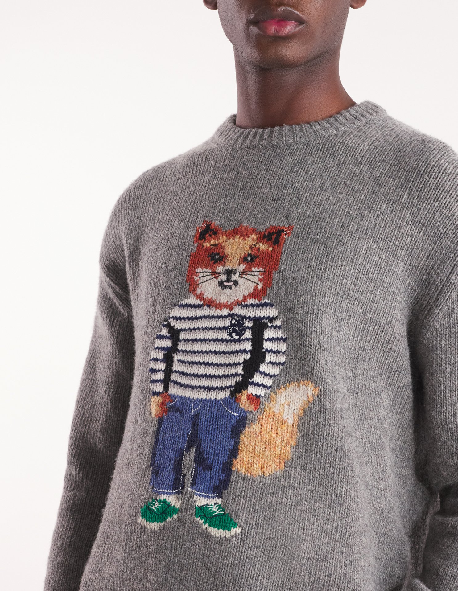 Maison high quality kitsune sweater men’s