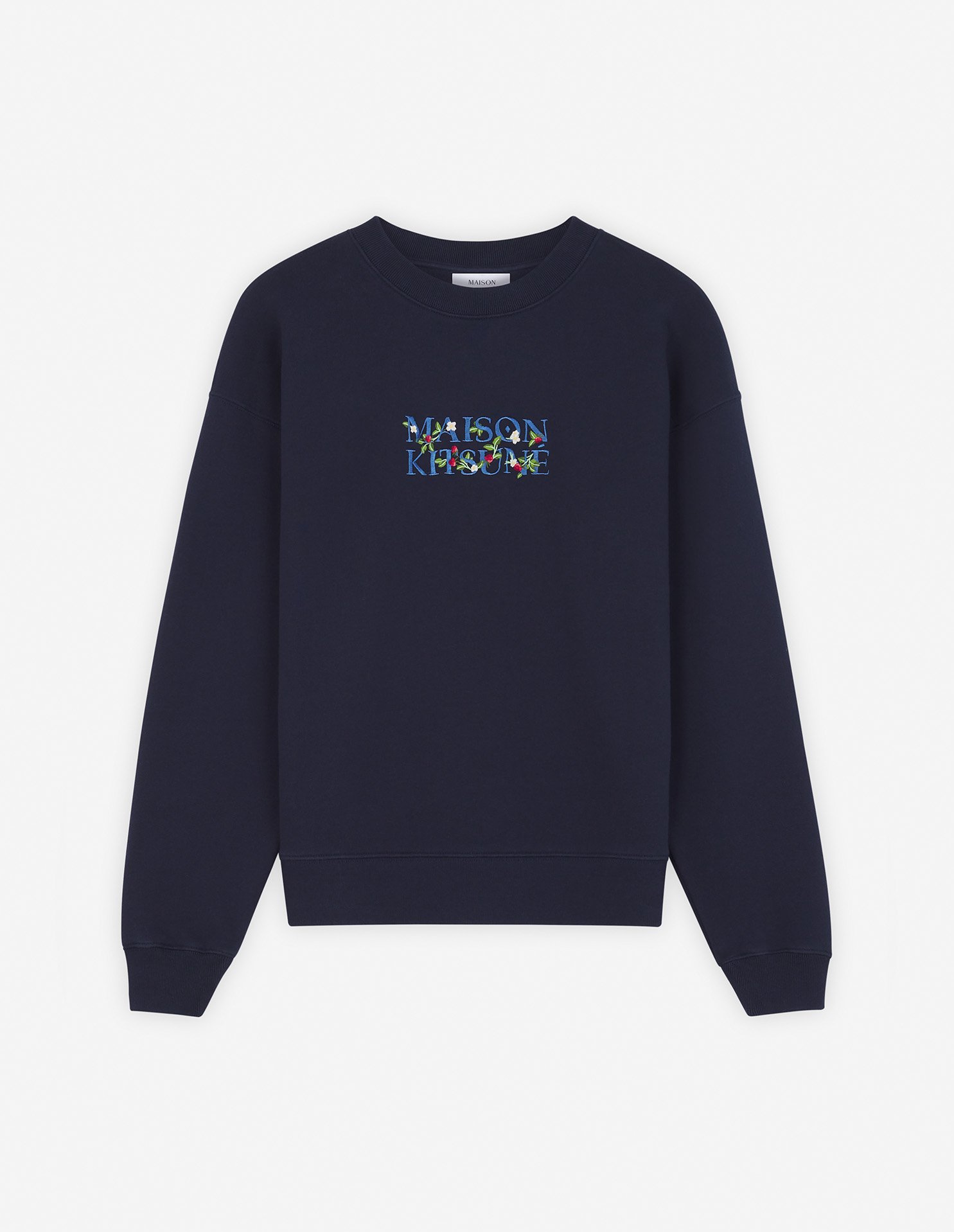 MAISON KITSUNE STRAWBERRY LEAF COMFORT SWEATSHIRT | Maison Kitsuné