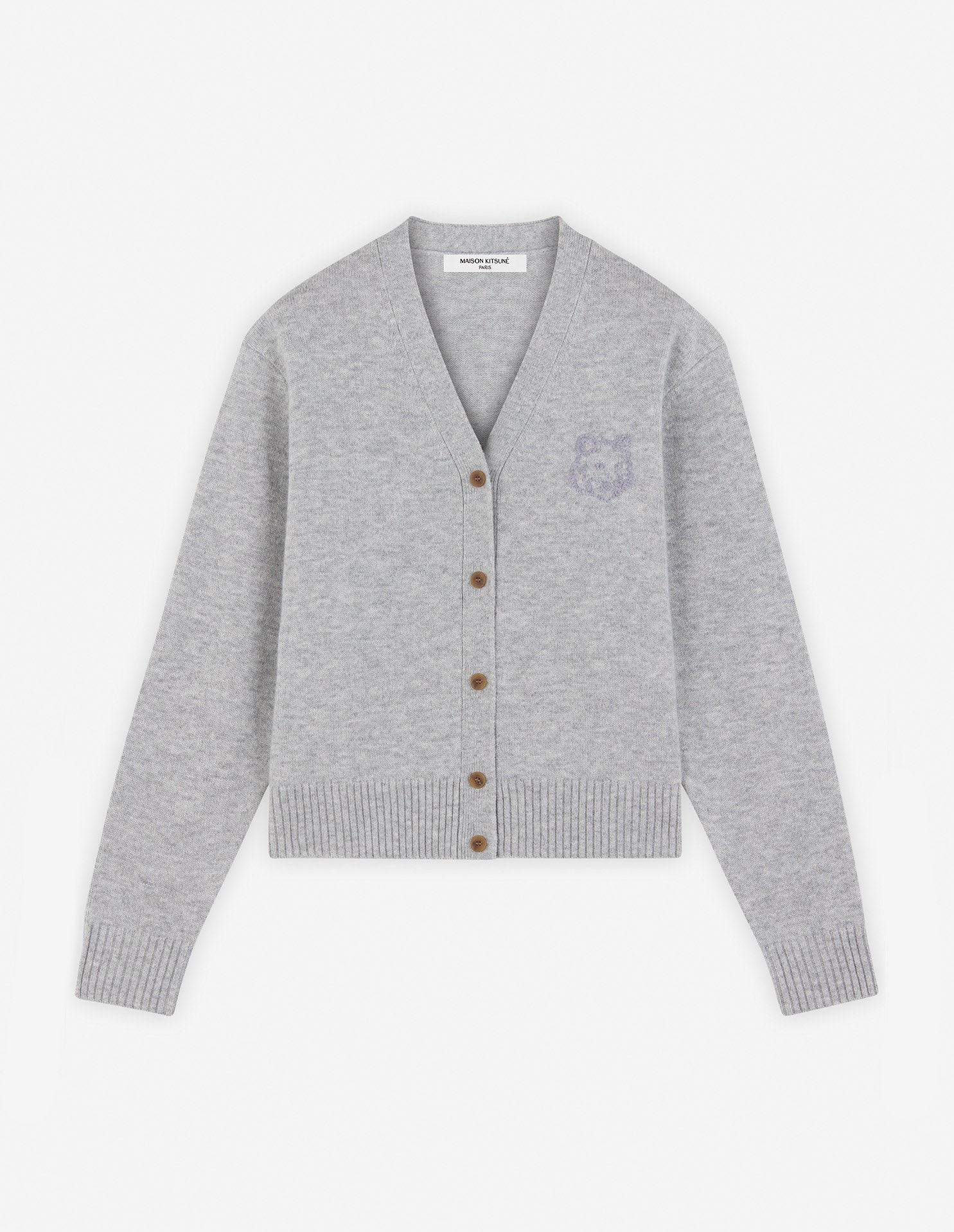 Maison Kitsune Grey purchases Pullover Sweater