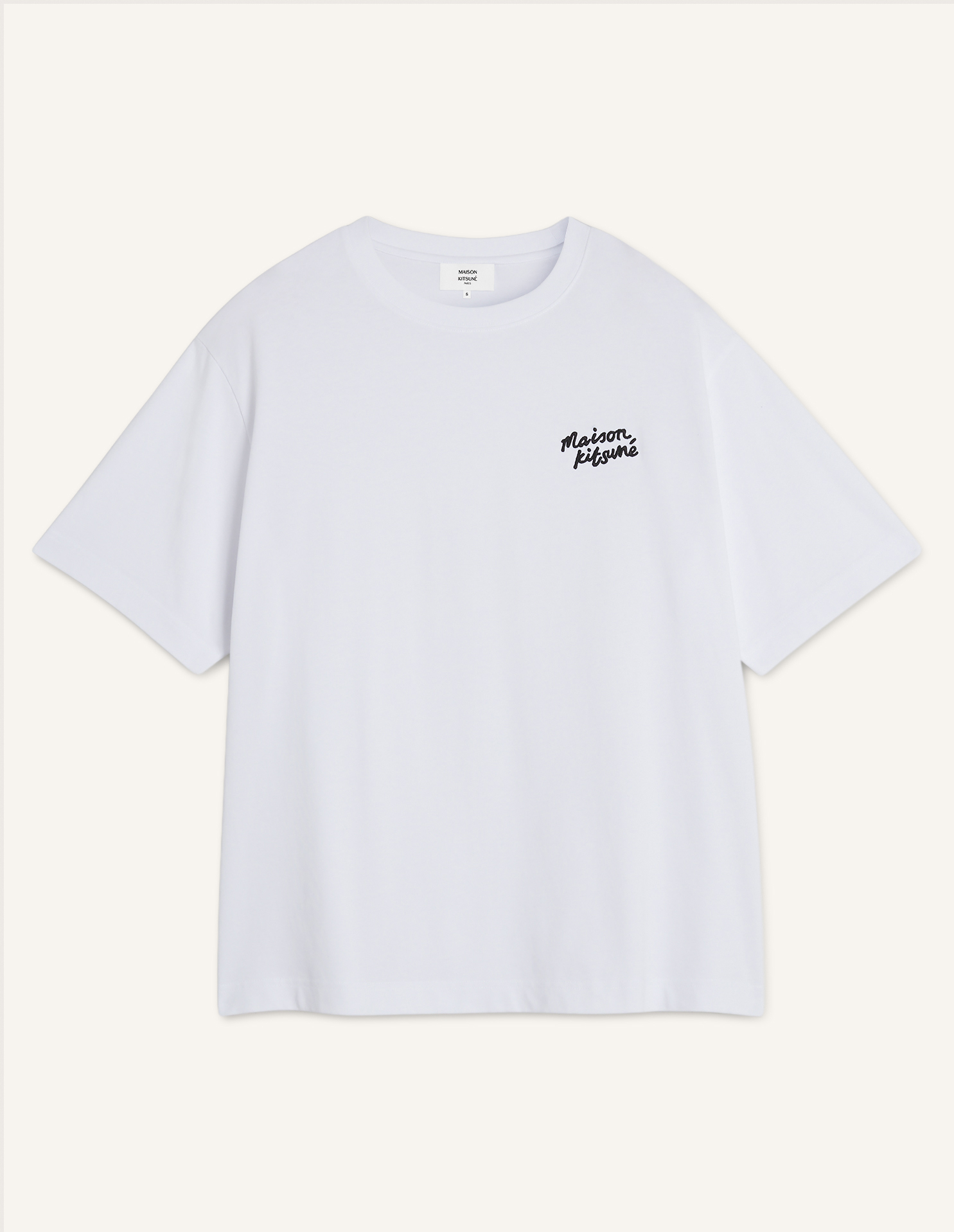 MAISON\u0020KITSUNE\u0020HANDWRITING\u0020EMBROIDERY\u0020OVERSIZE\u0020TEE