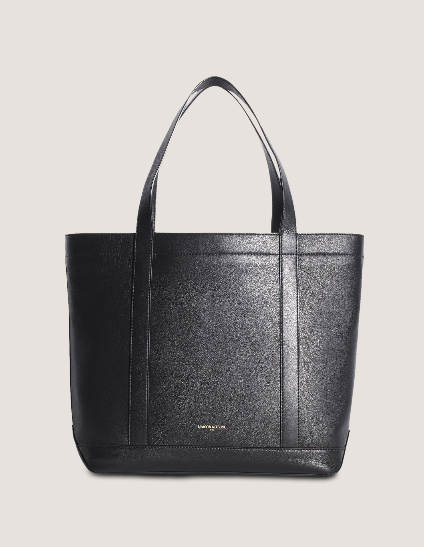 FOX HEAD LEATHER MEDIUM TOTE - 4