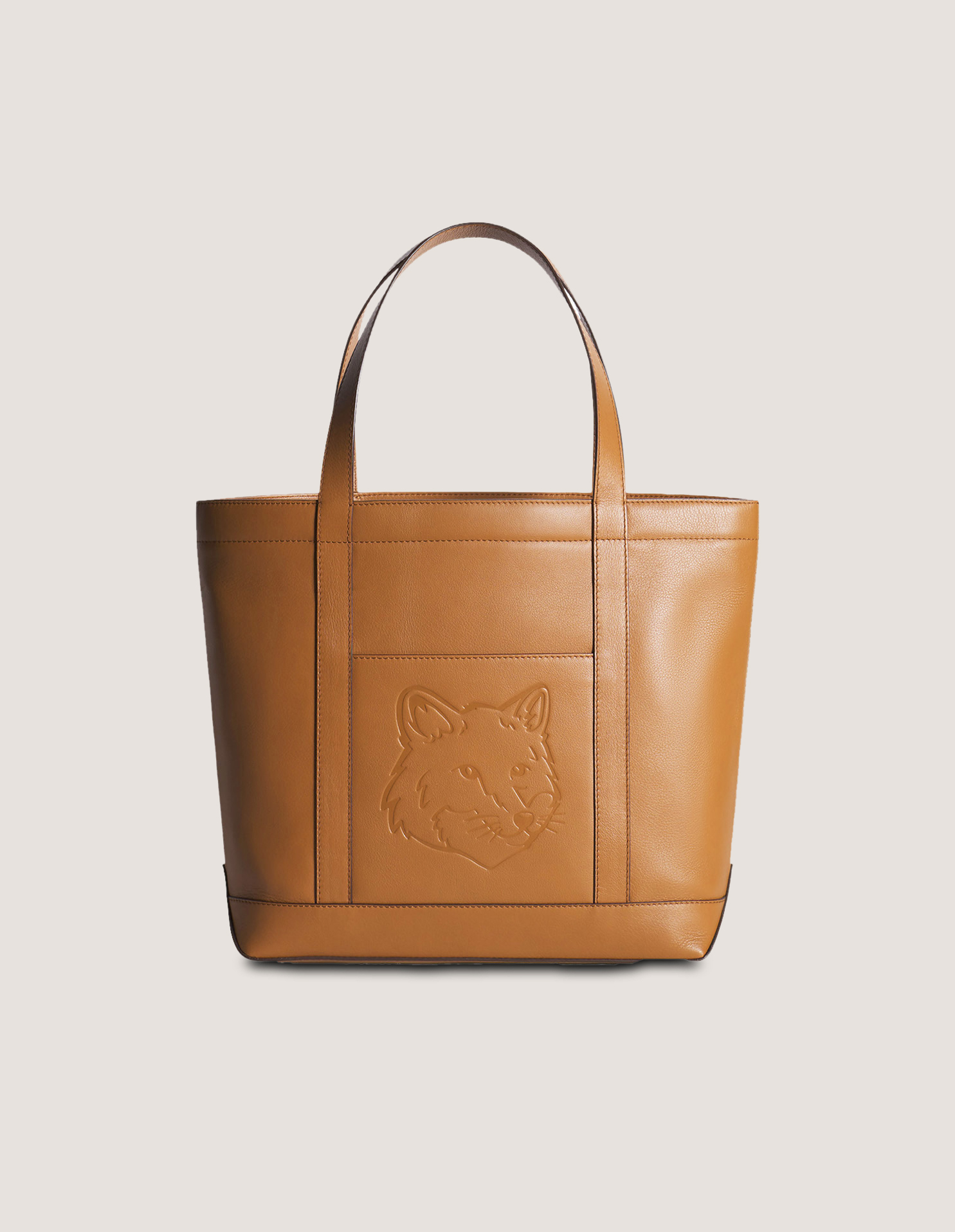 FOX\u0020HEAD\u0020LEATHER\u0020MEDIUM\u0020TOTE