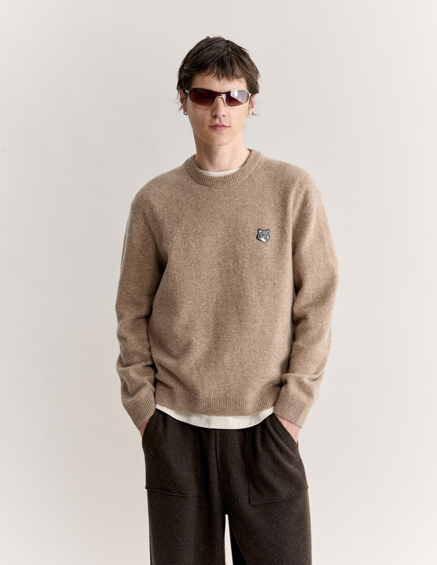 FOX\u0020HEAD\u0020LAMBSWOOL\u0020COMFORT\u0020JUMPER