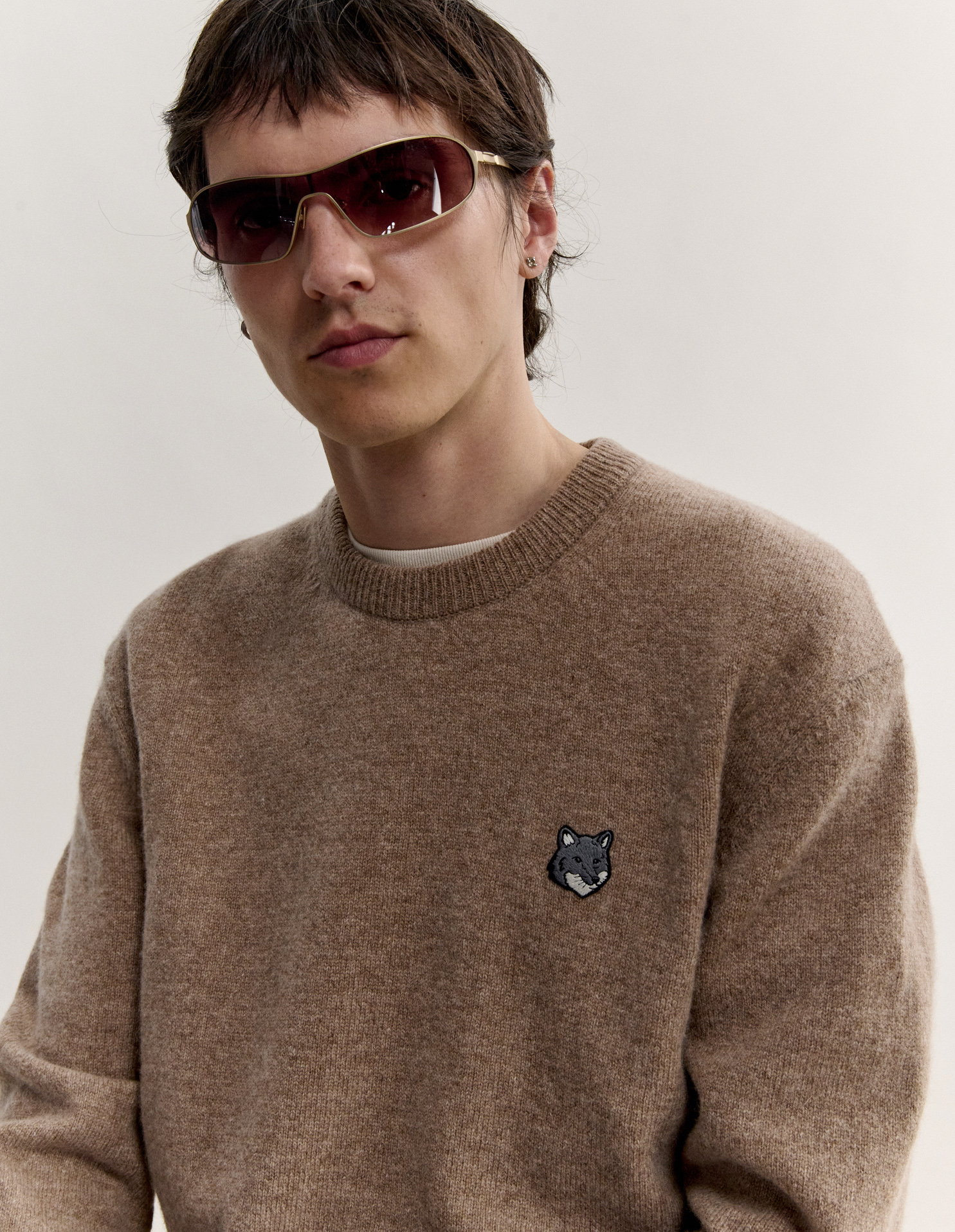 FOX\u0020HEAD\u0020LAMBSWOOL\u0020COMFORT\u0020JUMPER