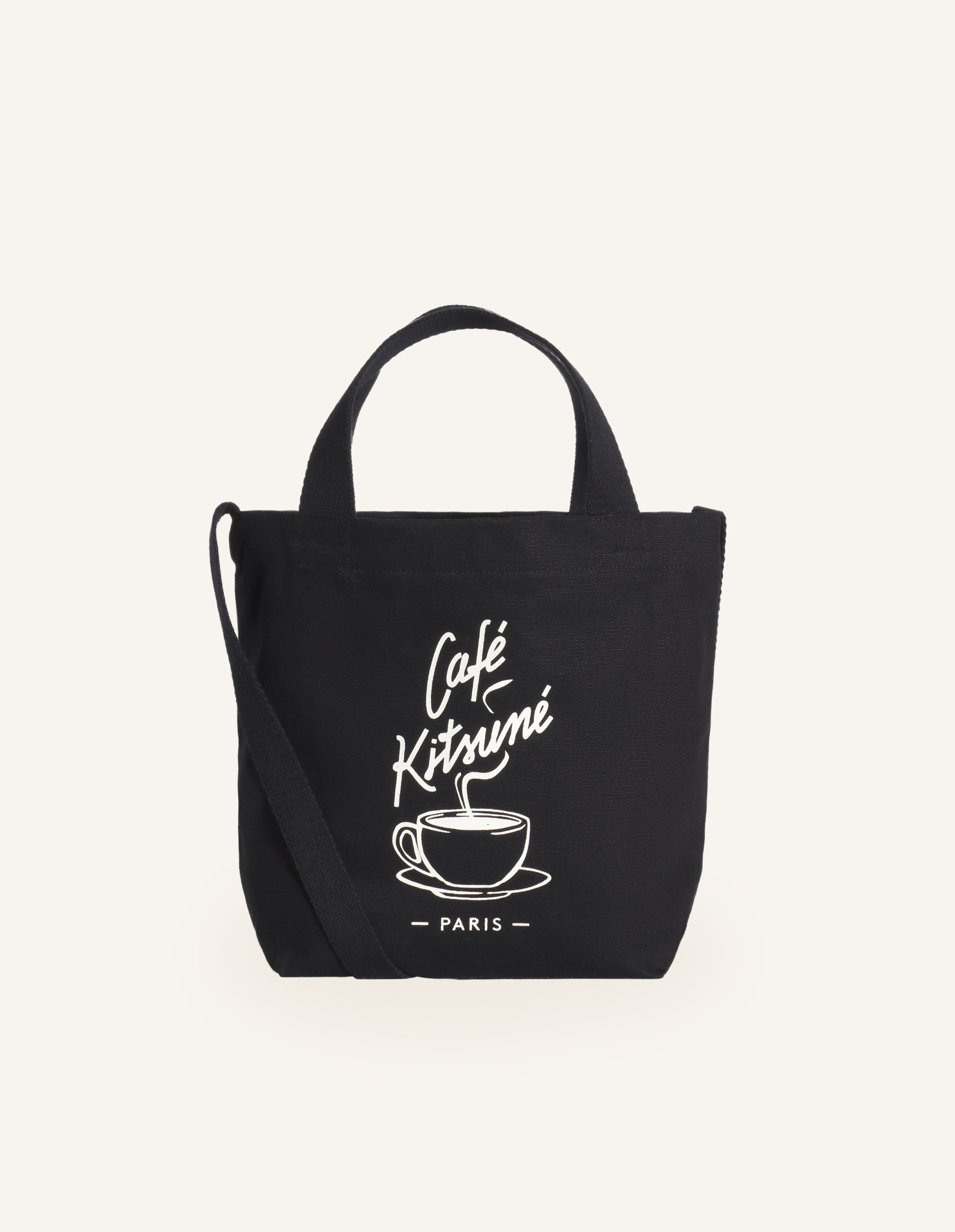 CAFE\u0020KITSUNE\u0020CUP\u0020MINI\u0020TOTE