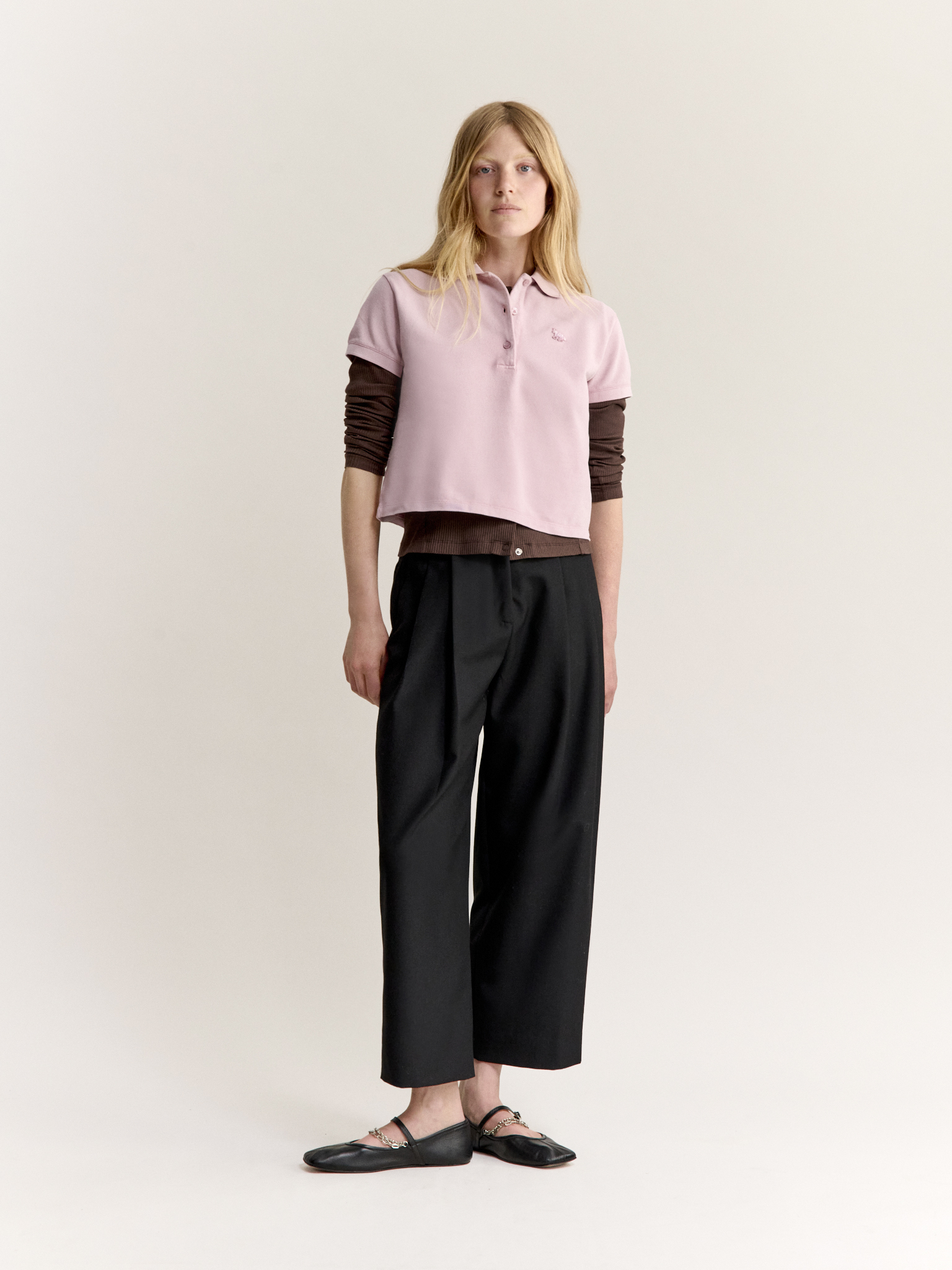 BABY\u0020FOX\u0020FADED\u0020CROPPED\u0020POLO