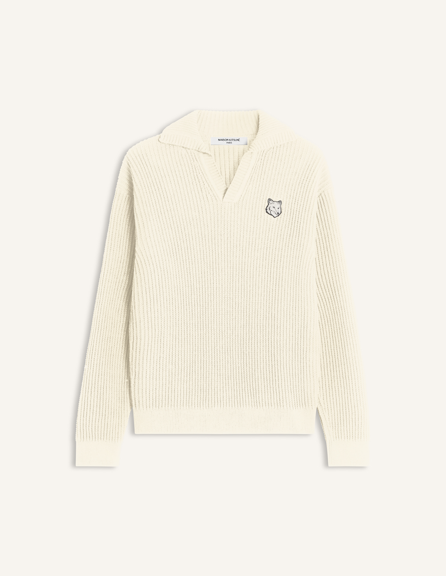 FOX\u0020HEAD\u0020COTTON\u0020RIBBED\u0020POLO\u0020JUMPER