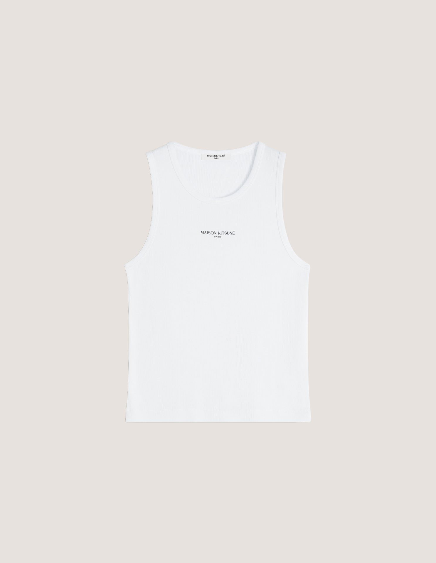 MAISON\u0020KITSUNE\u0020PARIS\u0020RIBBED\u0020TANK\u0020TOP