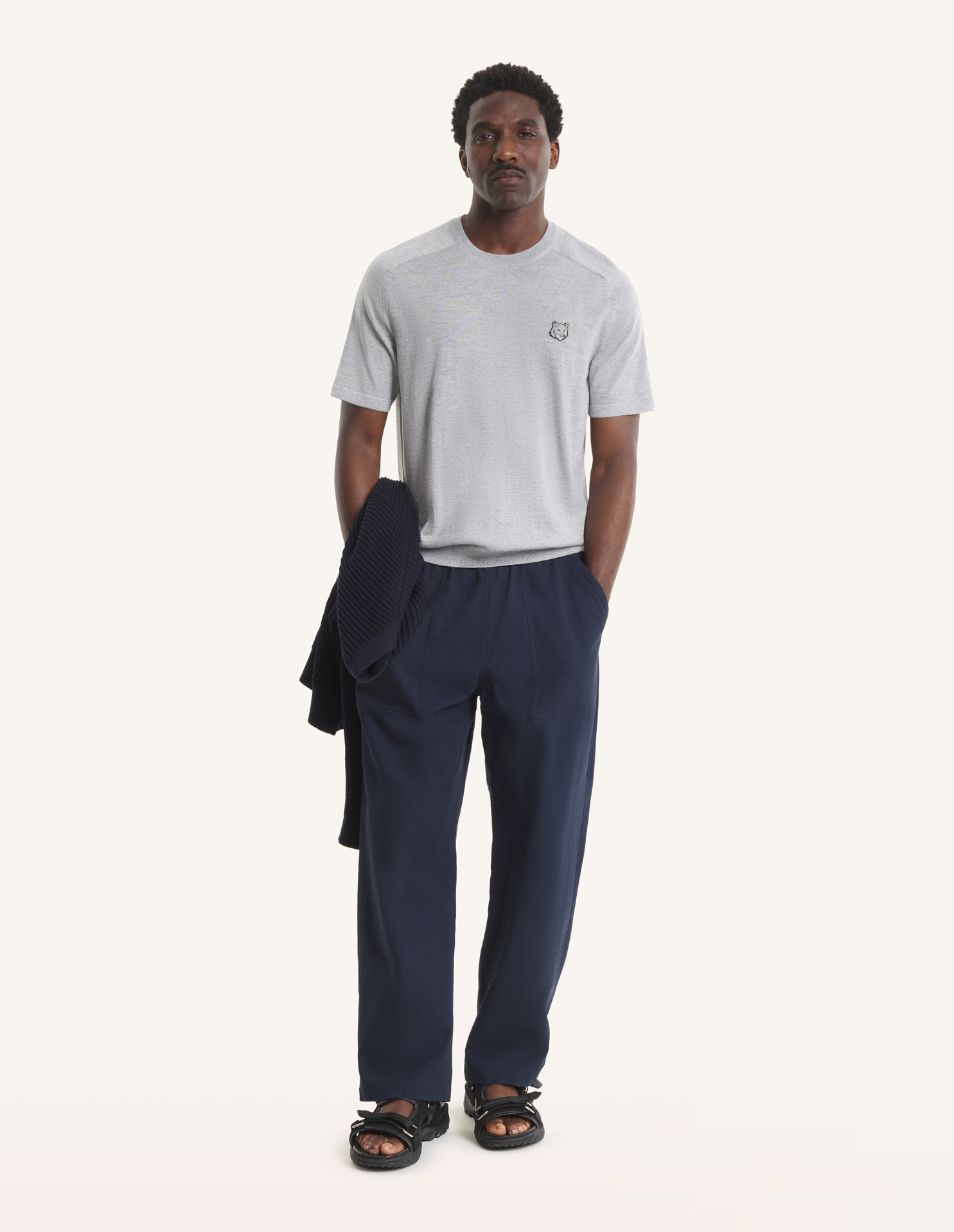 FOX\u0020HEAD\u0020FINE\u0020MERINO\u0020SHORT\u0020SLEEVE\u0020JUMPER