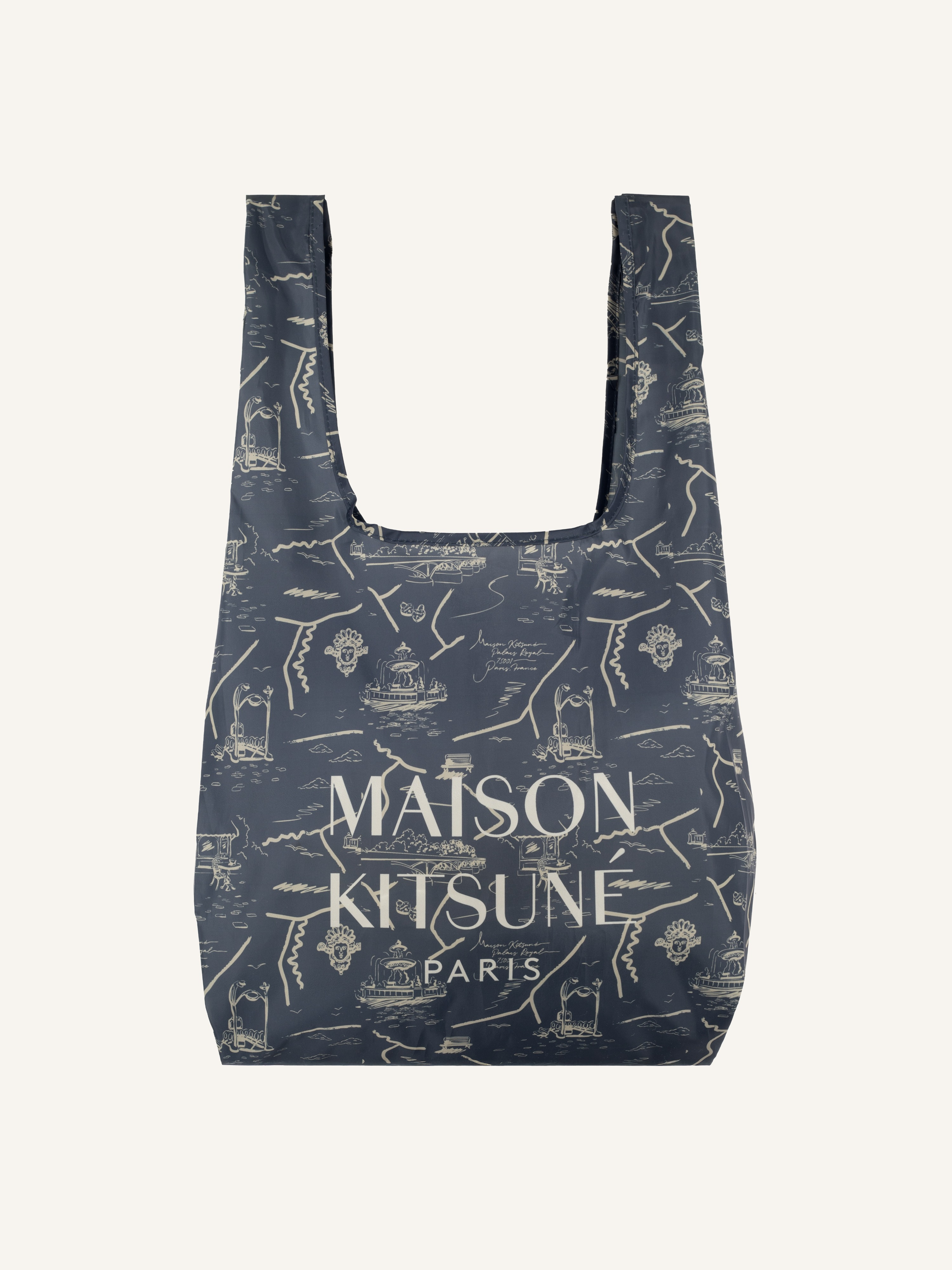 PARISIAN\u0020MAP\u0020FOLDABLE\u0020TOTE