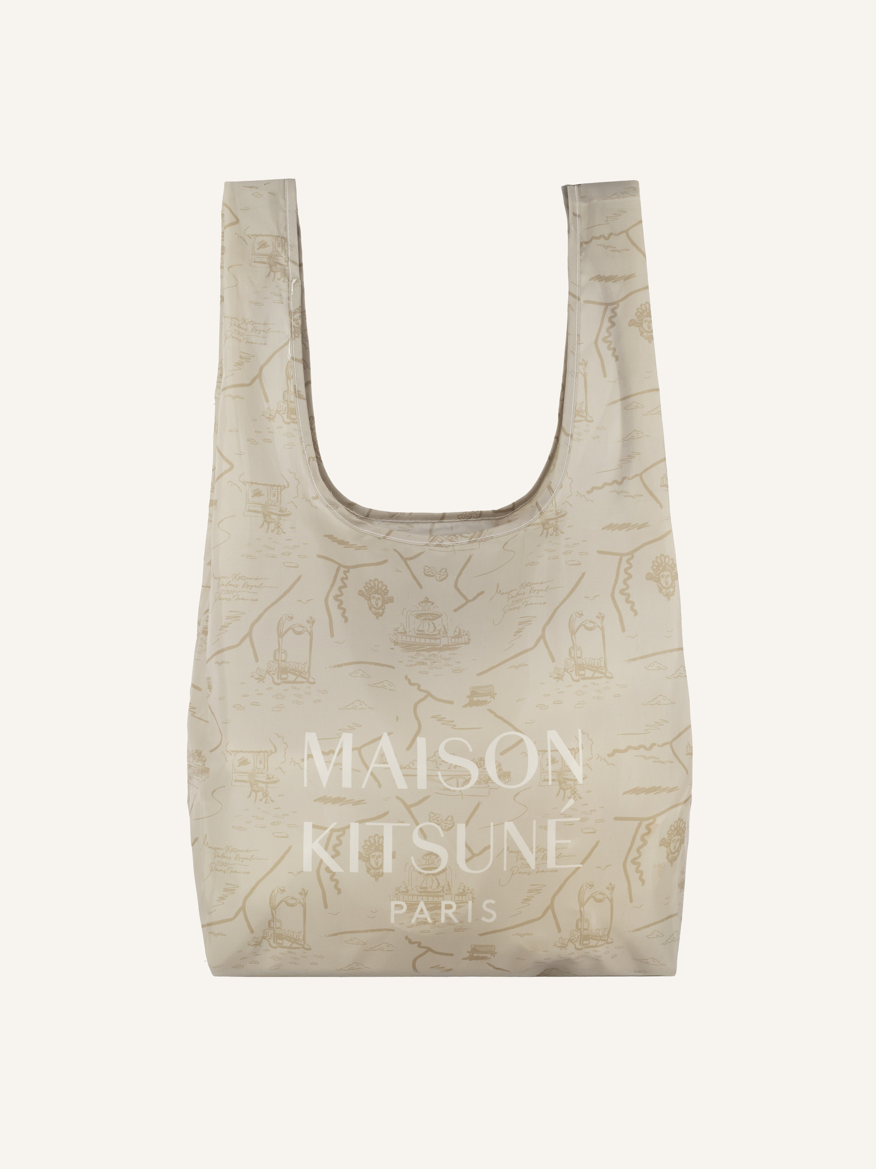 PARISIAN\u0020MAP\u0020FOLDABLE\u0020TOTE