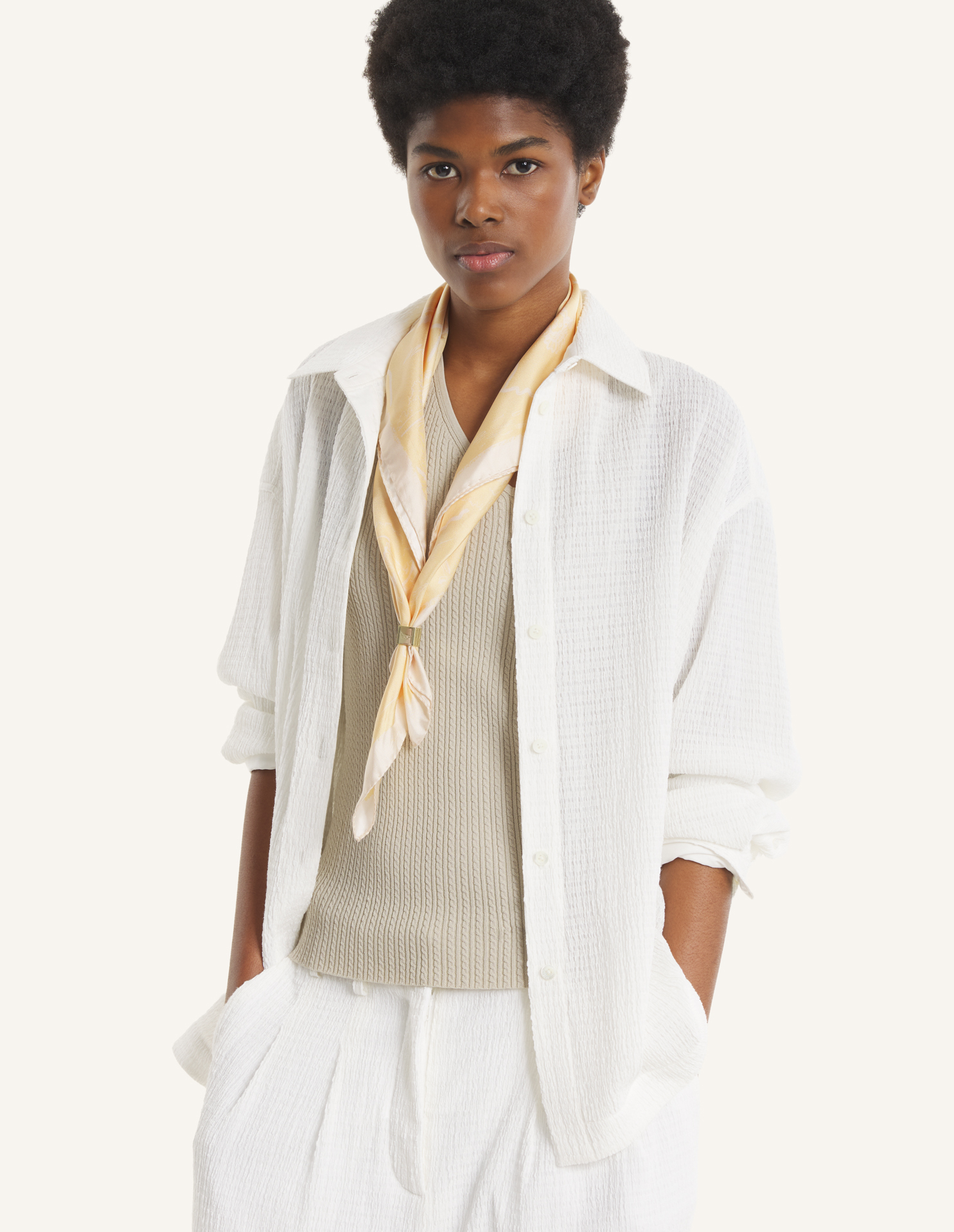 PARISIAN\u0020MAP\u0020SILK\u0020SCARF