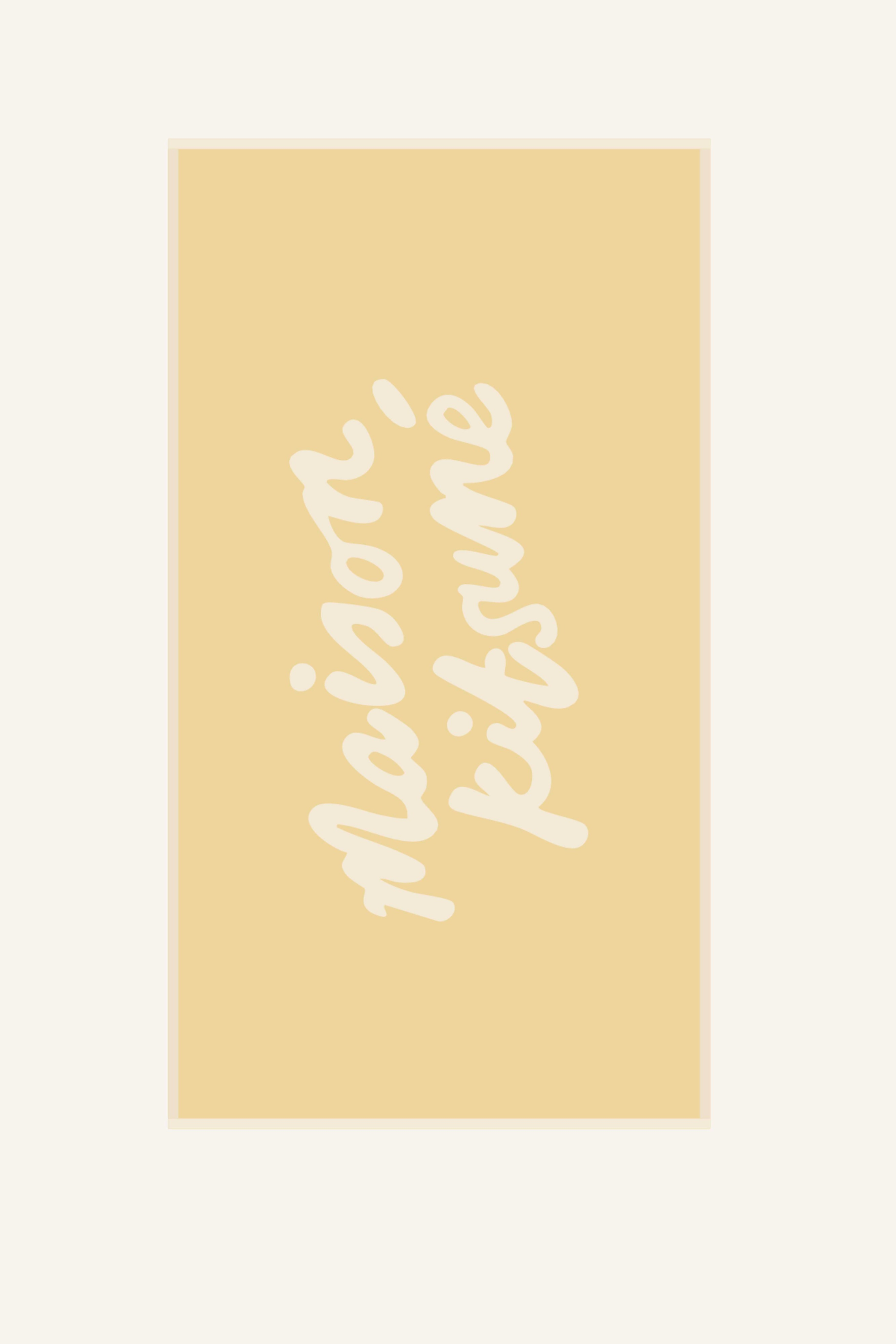 MAISON\u0020KITSUNE\u0020HANDWRITING\u0020TOWEL