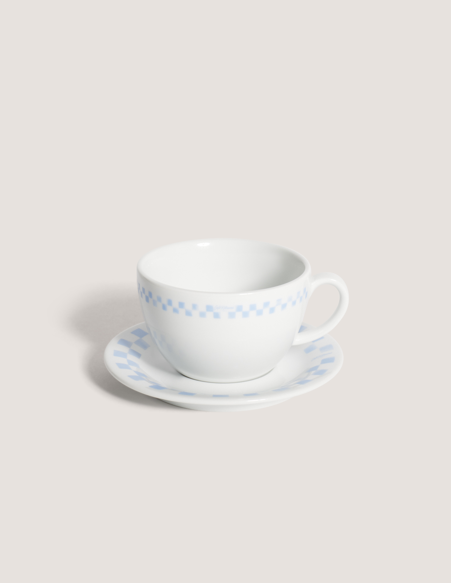 CHECKERBOARD\u0020PORCELAIN\u0020CAPPUCCINO\u0020CUP\u0020AND\u0020SAUCER