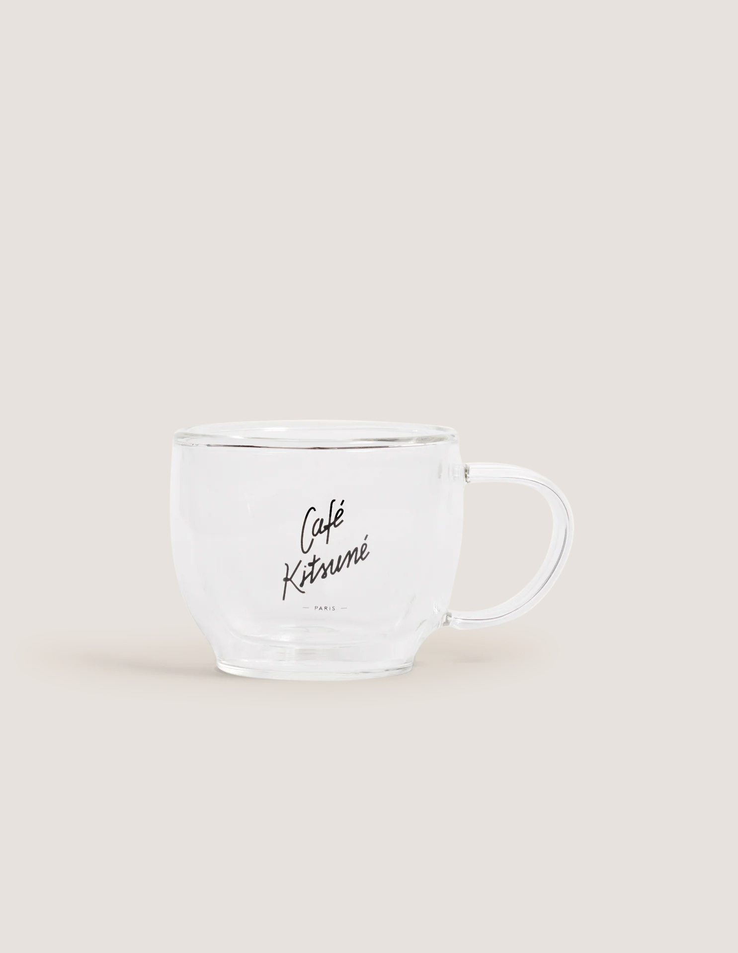 CAFE\u0020KITSUNE\u0020DOUBLE\u002DWALLED\u0020GLASS\u0020MUG