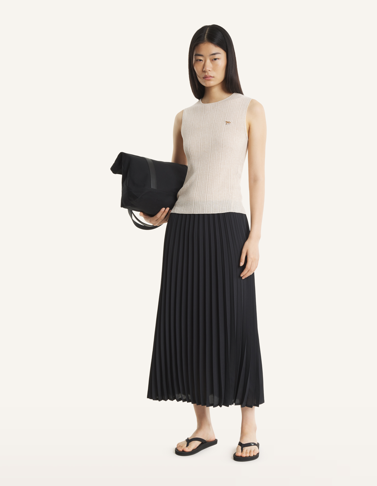 MIDI\u0020PLEATED\u0020SKIRT