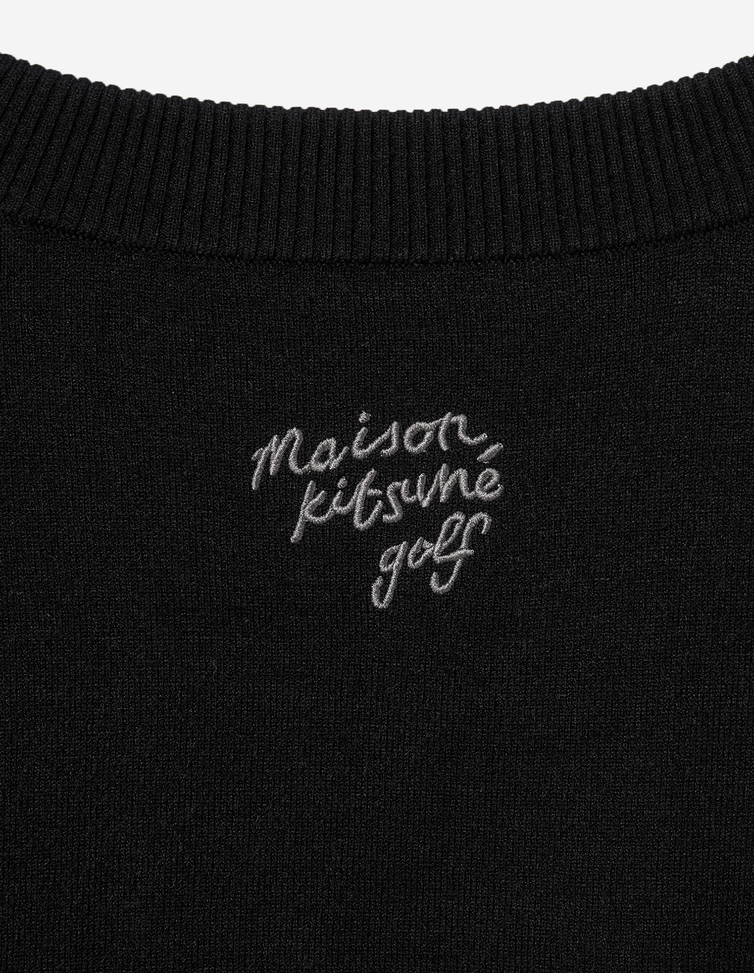 メゾン キツネ フォックスヘッド プルオーバー セーター | Maison Kitsuné