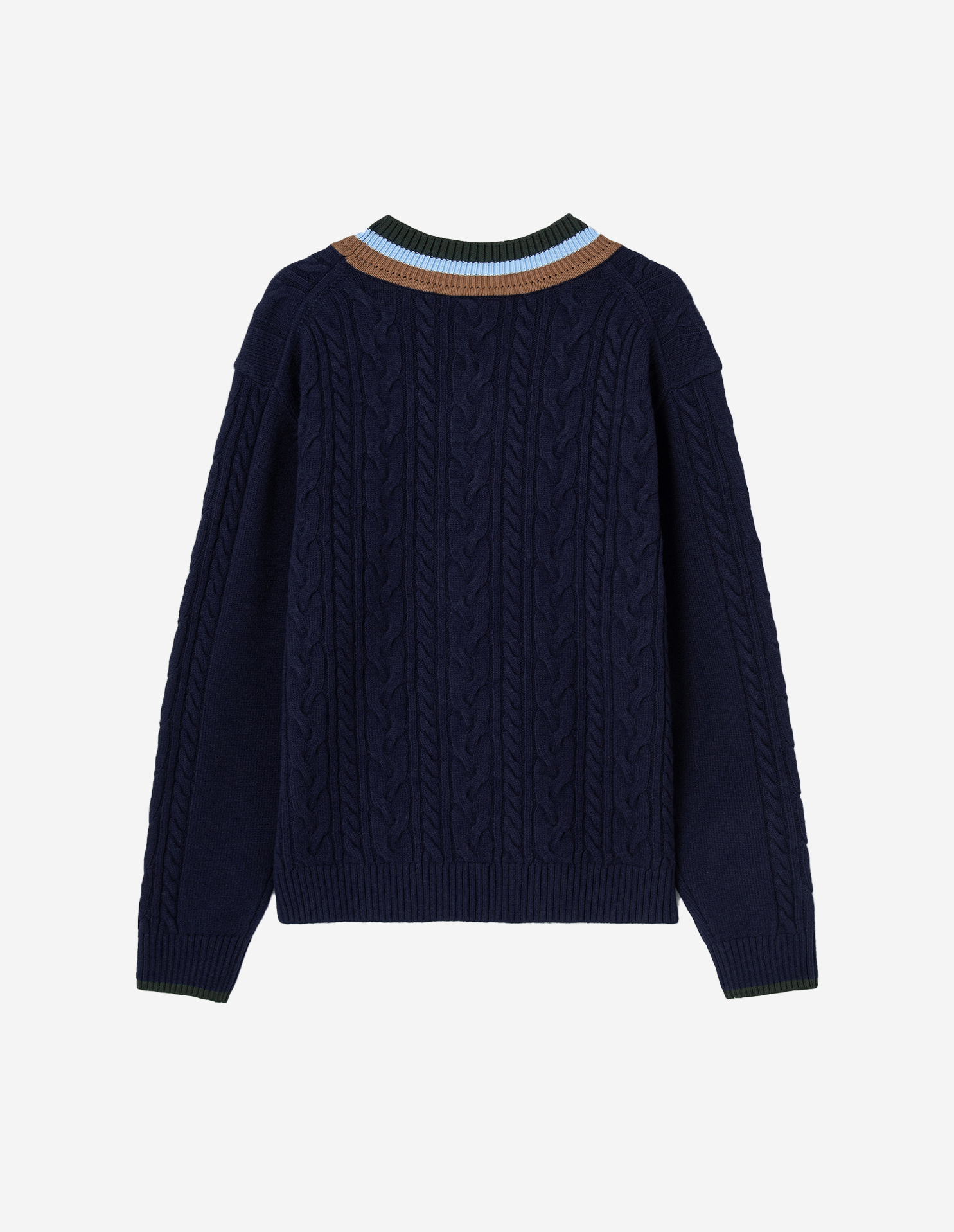 MAISONKITSUNEmaison kitsune knit sweater navy