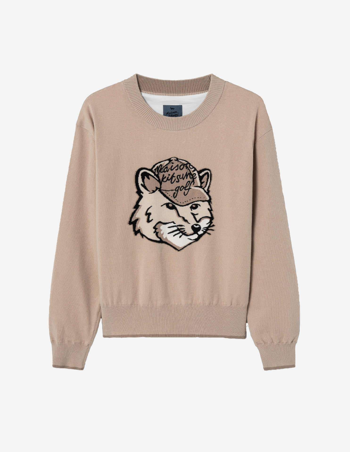メゾン キツネ フォックスヘッド プルオーバー セーター | Maison Kitsuné メゾン キツネ フォックスヘッド プルオーバー セーター | Maison Kitsuné