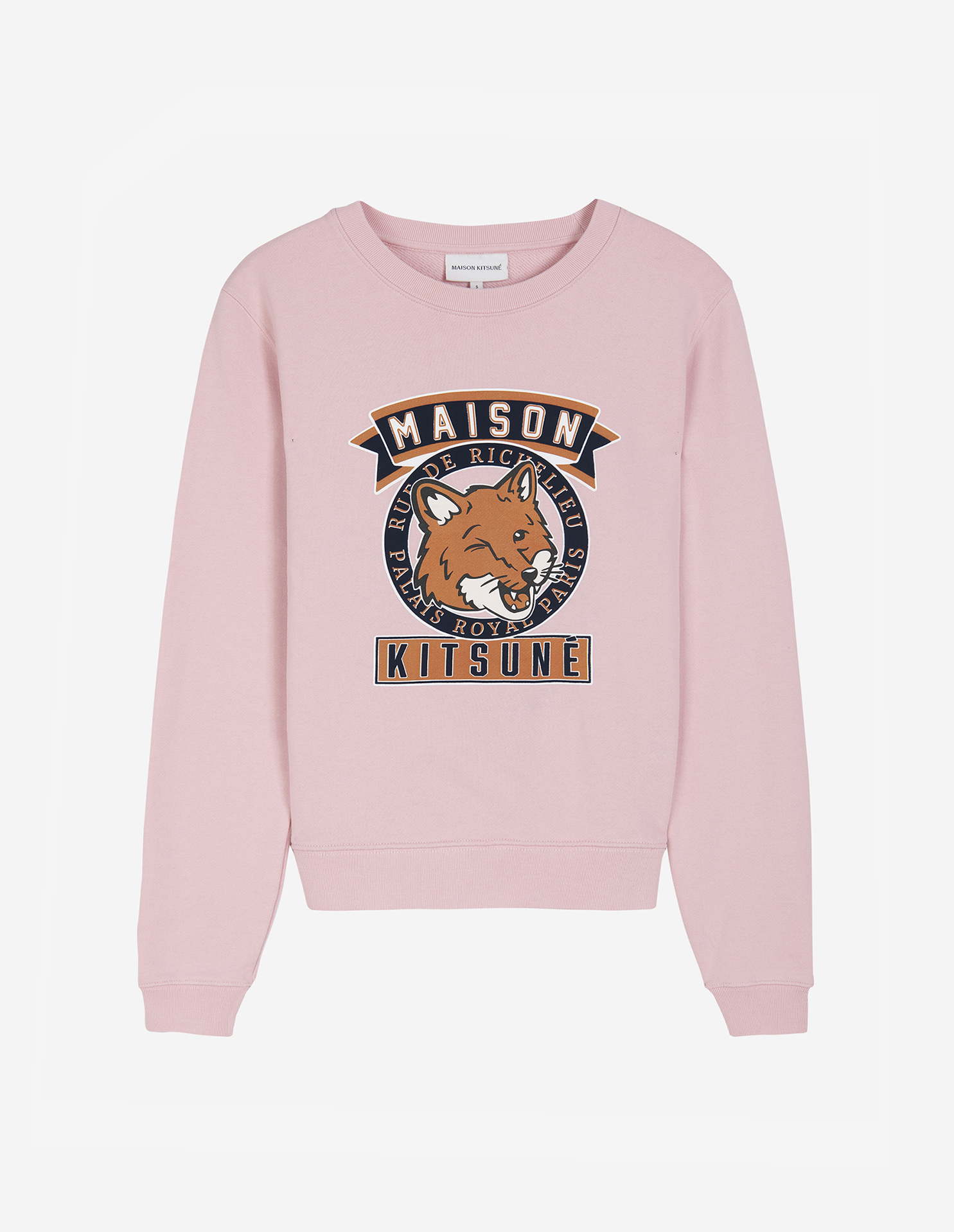 Maison kitsune pixel fox sweatshirt best sale