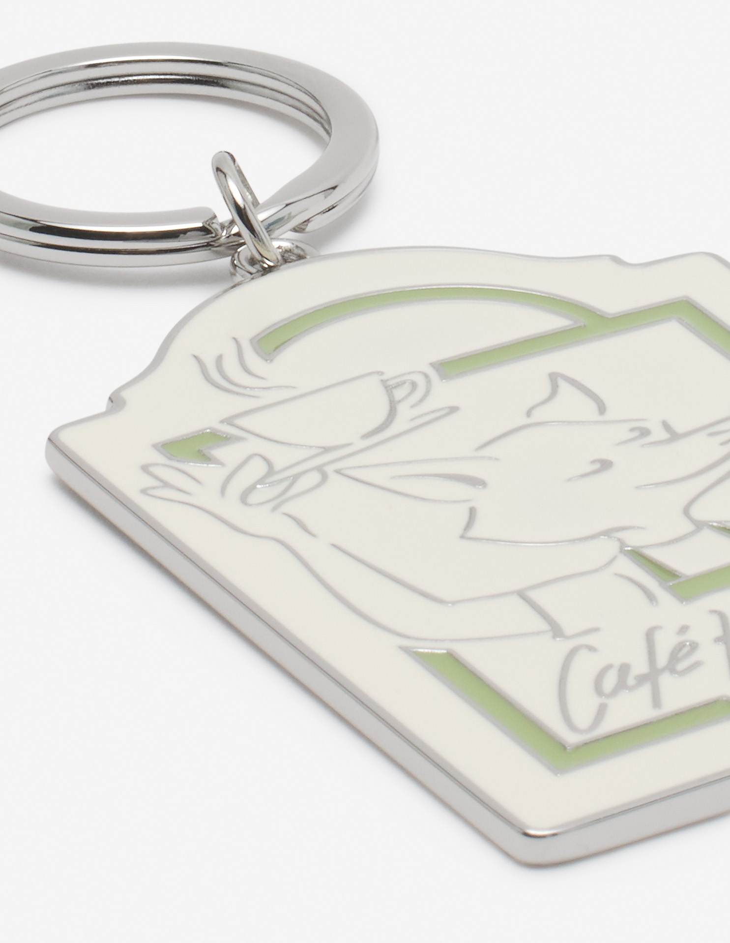 CAFE KITSUNE FOX KEYRING