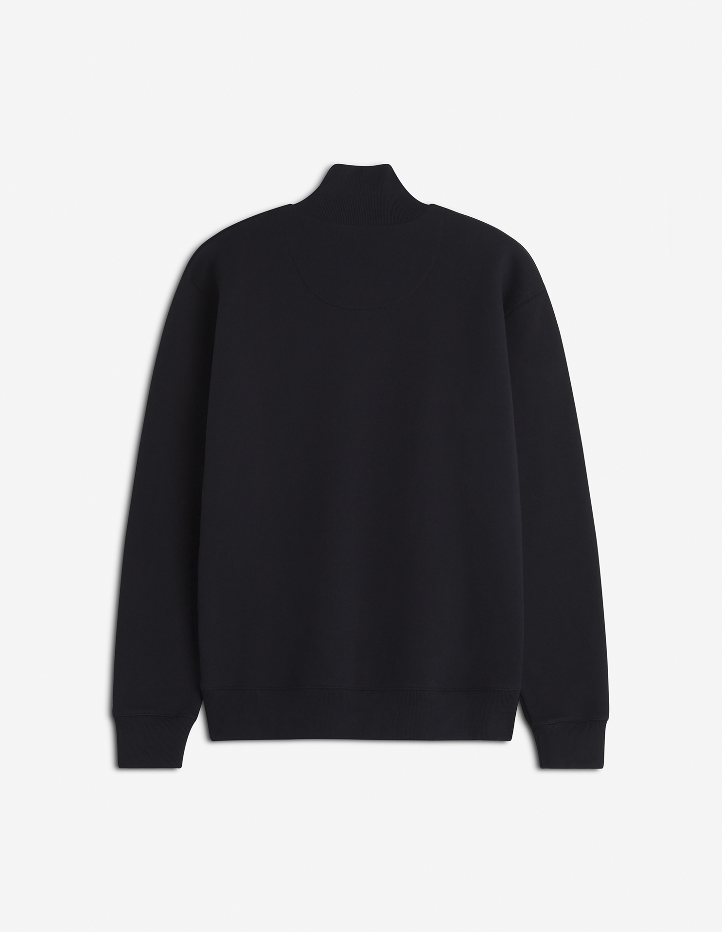 FESTIVE PROFILE FOX PATCH HALF ZIP SWEATSHIRT | Maison Kitsuné