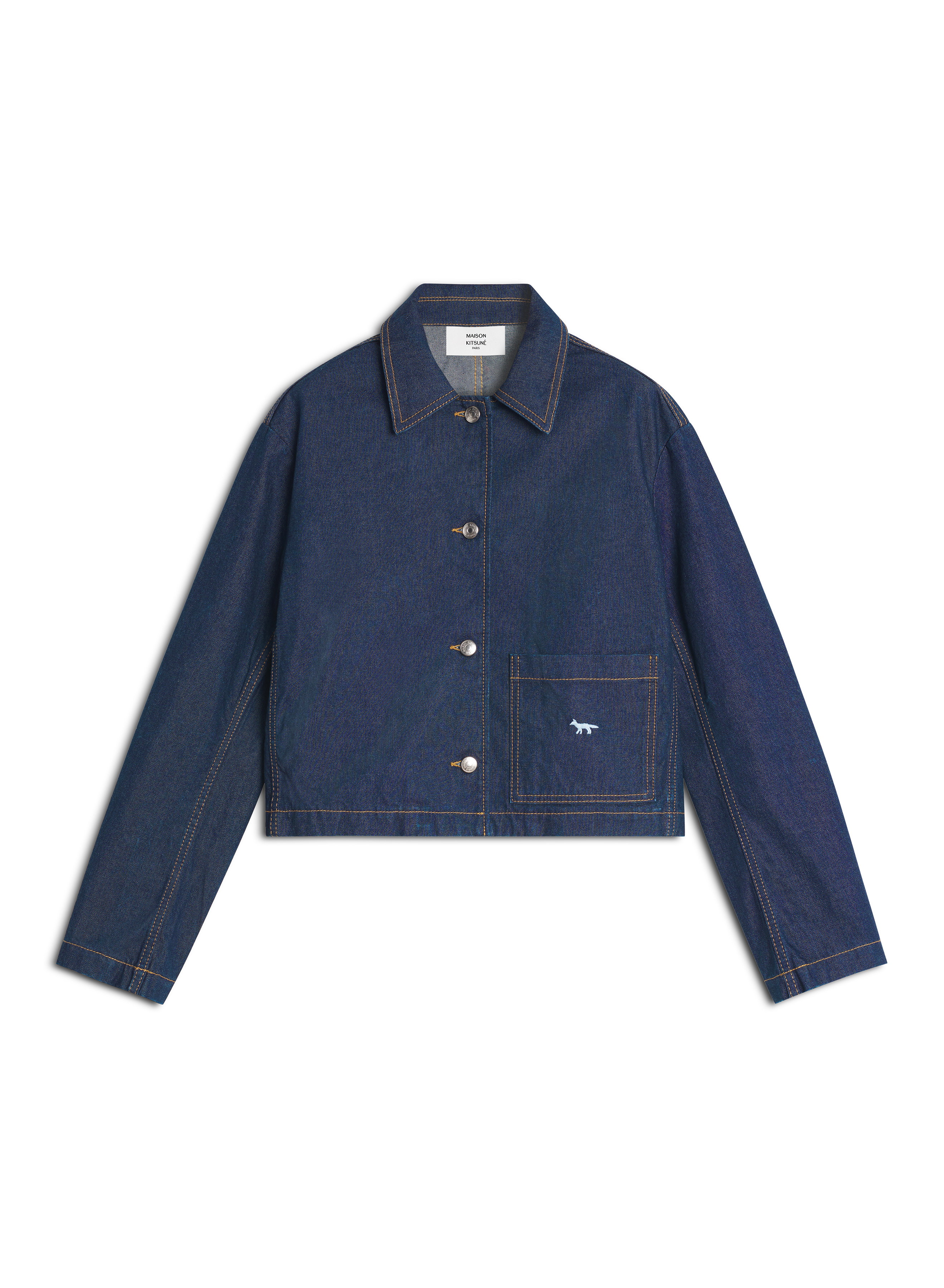 MAISON KITSUNÉ デニムジャケット デニム クロップド ジャケット | Maison Kitsuné
