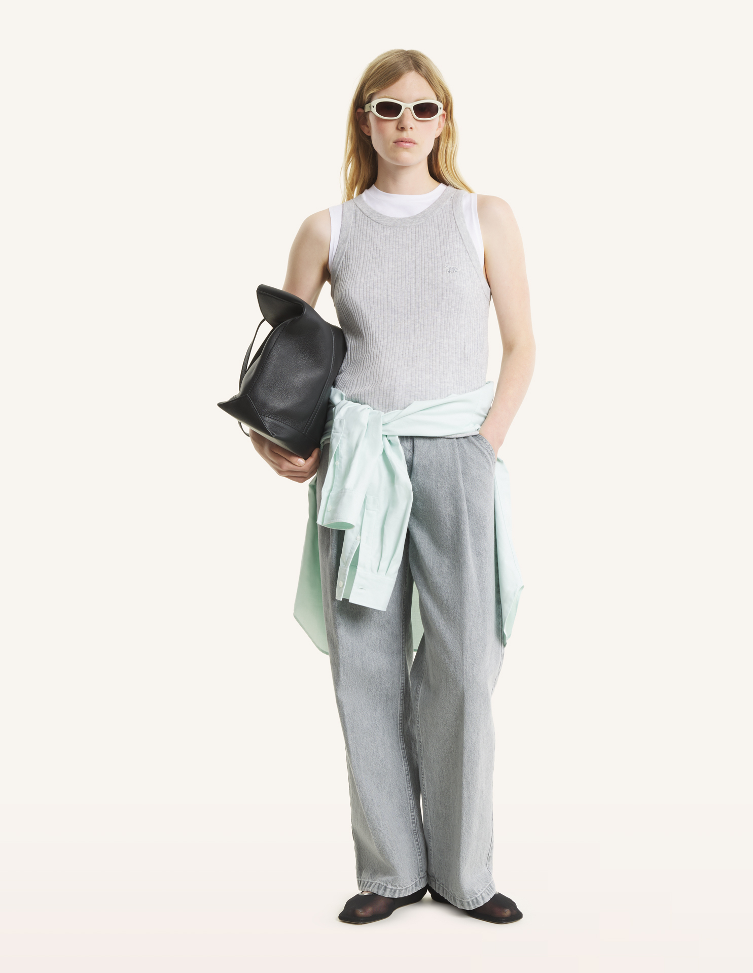 light grey melange