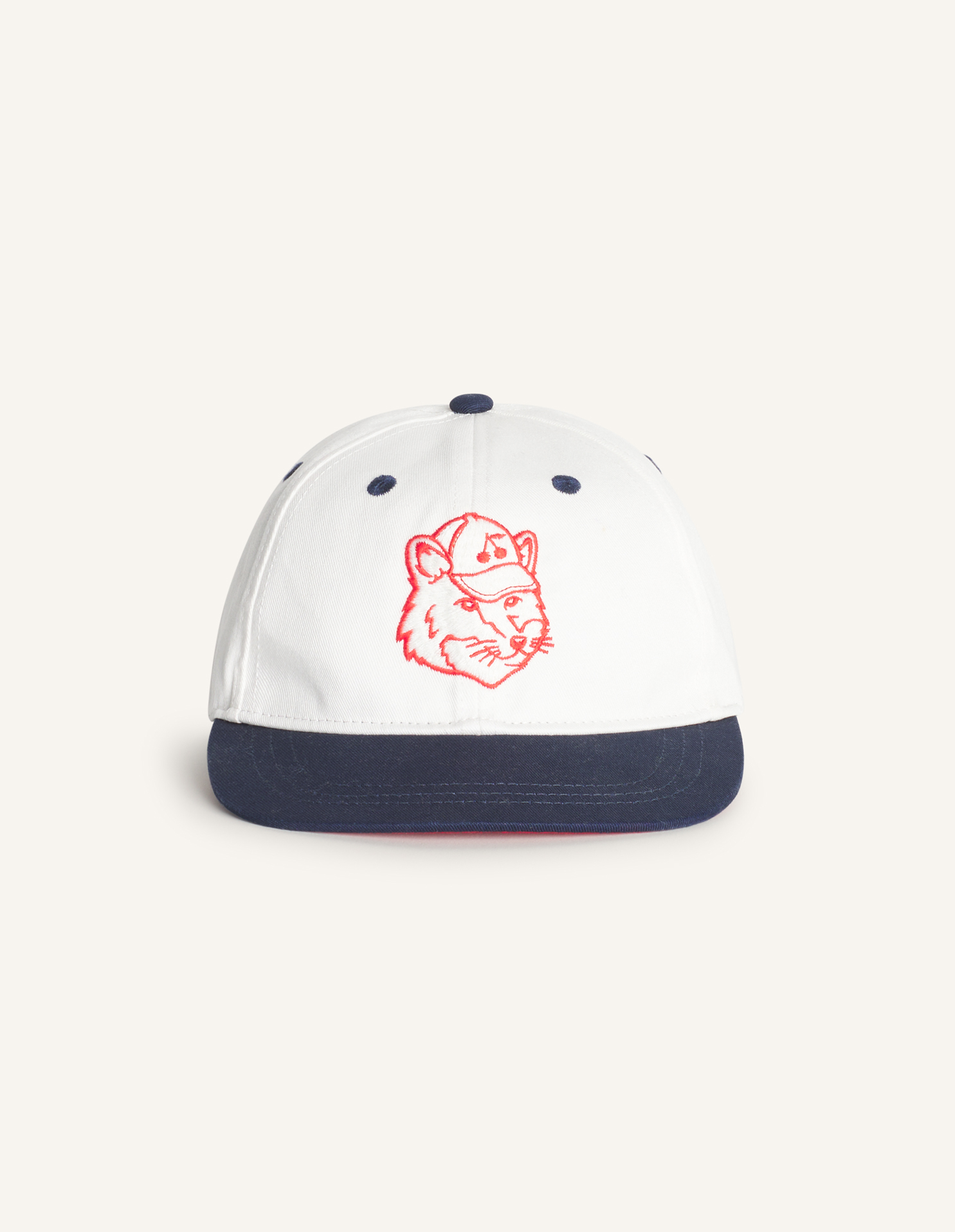 white blossom/indigo