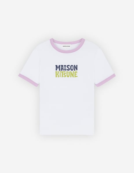 MAISON KITSUNE RINGER TEE-SHIRT,White
