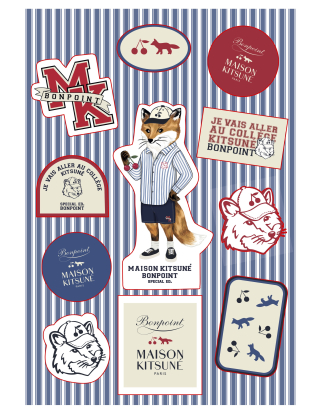 MAISON KITSUNE X BONPOINT GWP STICKERS