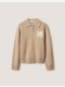 taupe melange / dusty beige