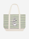 matcha/white/navy stripes