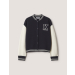 MAISON KITSUNE カレッジ ニット ボンバー カーディガン