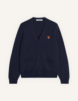 フォックスヘッド メリノ レギュラー カーディガン | Maison Kitsuné