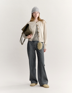 ベイビー フォックス リブ カーディガン | Maison Kitsuné