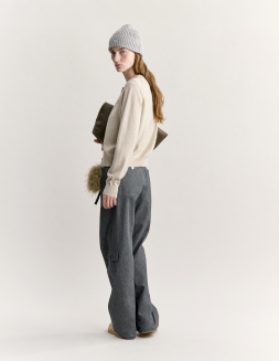 ベイビー フォックス リブ カーディガン | Maison Kitsuné